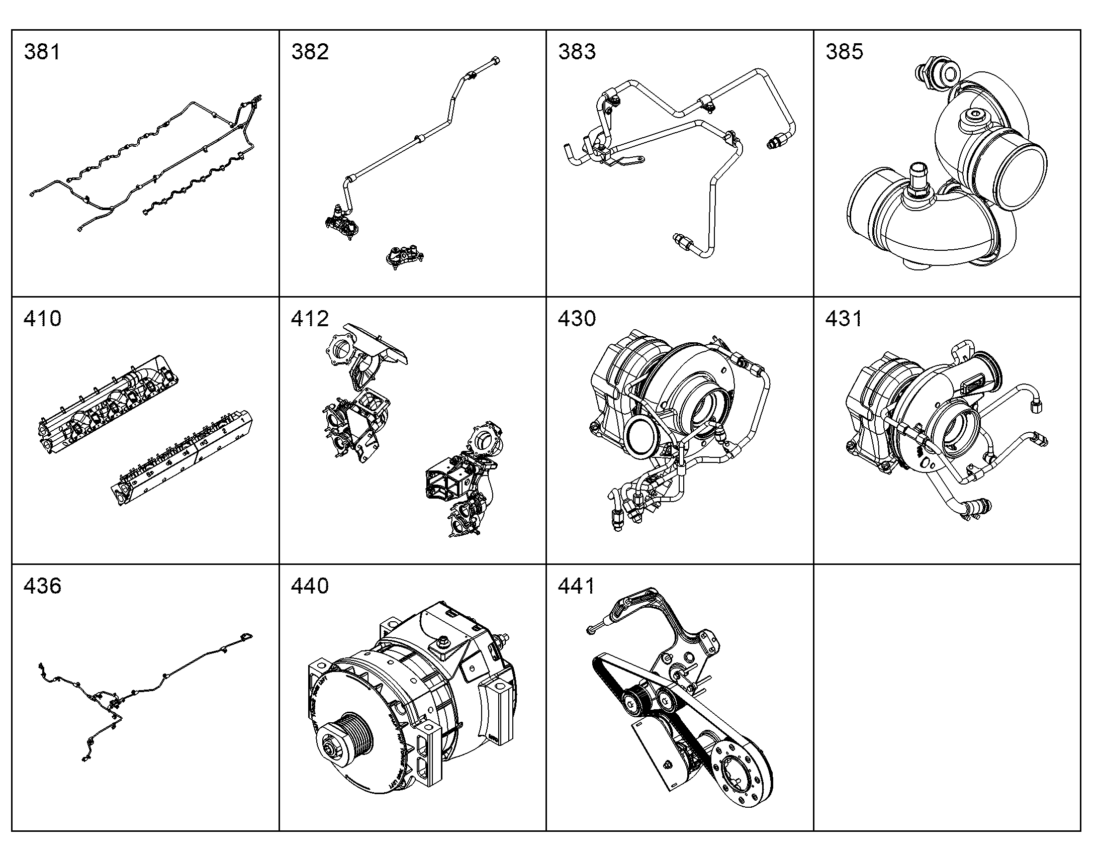 ГЕНЕРАТОР В СБОРЕ 12583688 LIEBHERR