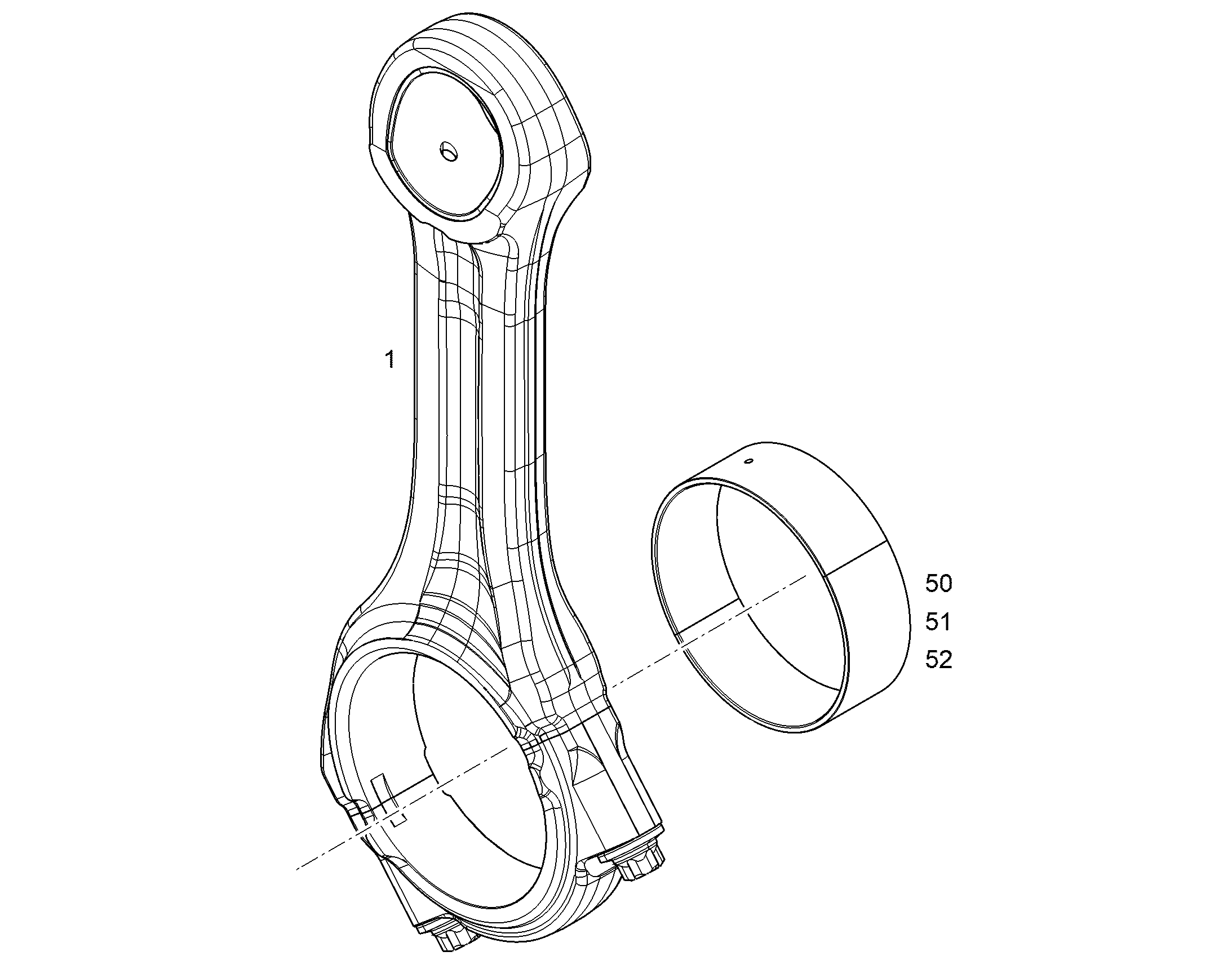 ШАТУН МОНТИРОВАН 12562052 LIEBHERR