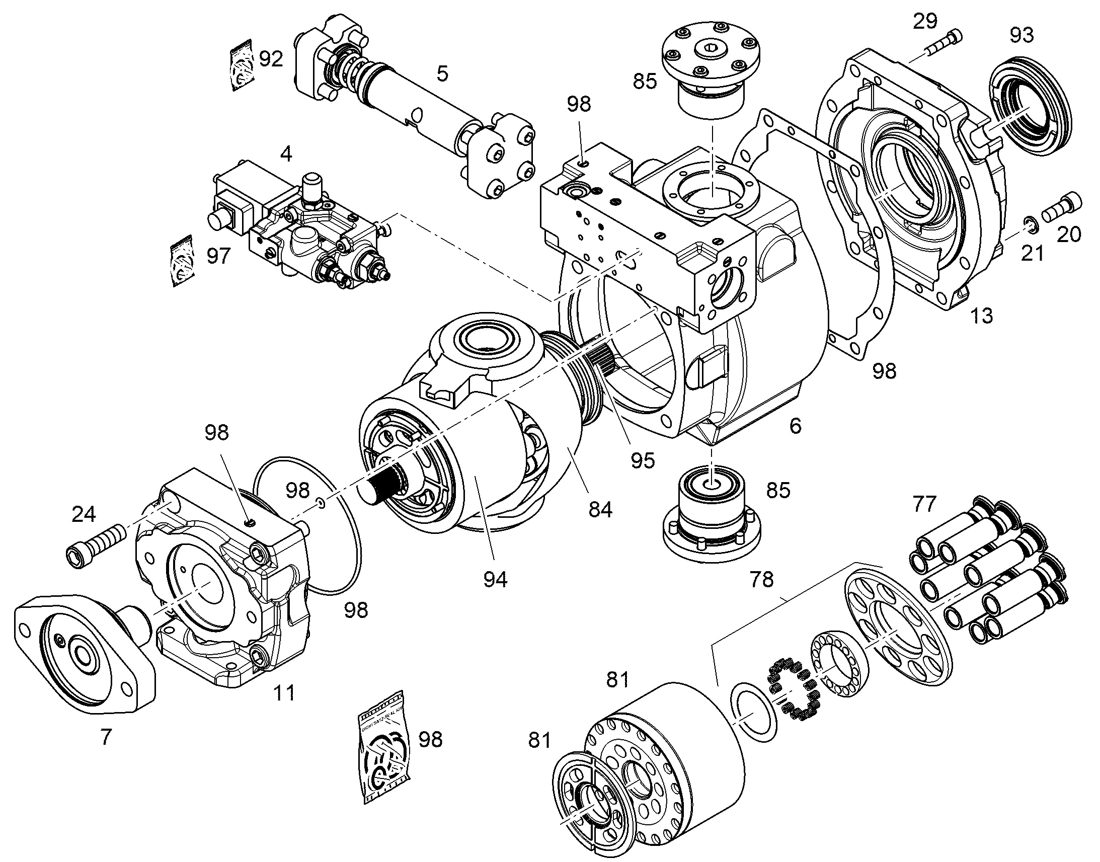 ПЛИТА СОЕДИНИТЕЛЬНАЯ NG 140 9072733 LIEBHERR