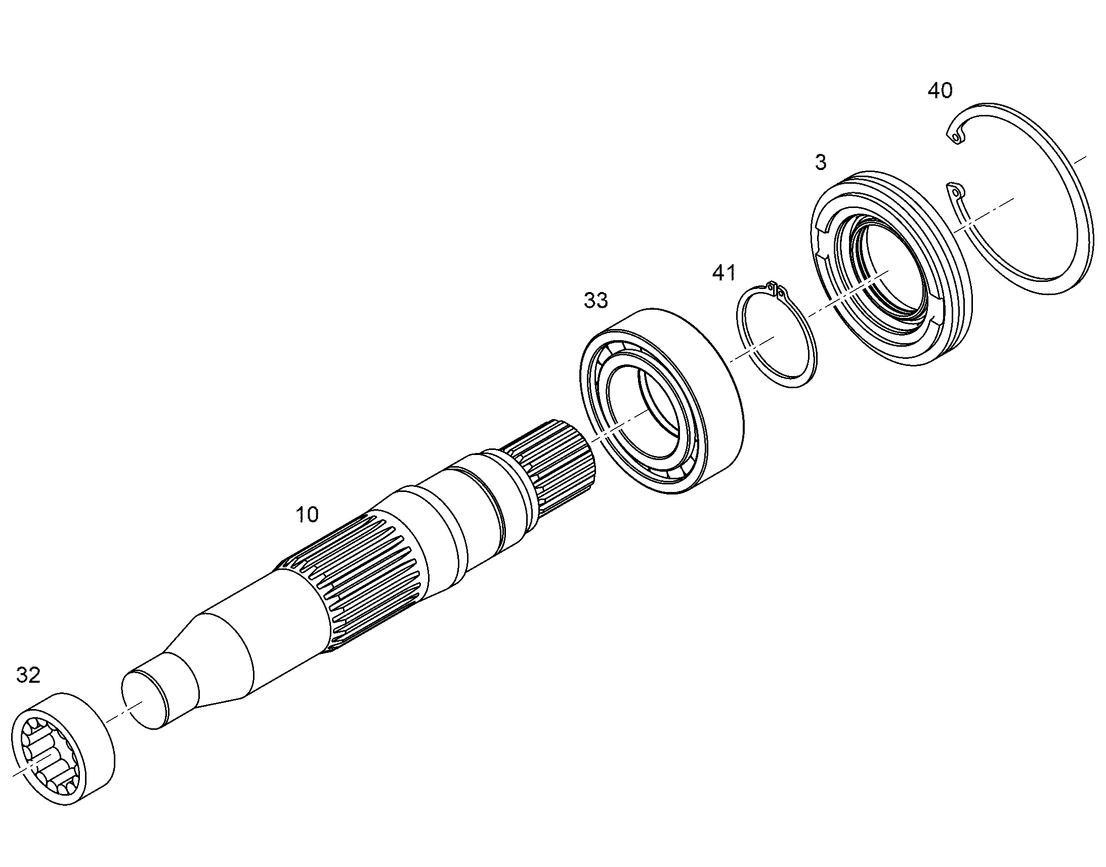 ВАЛ ПРИВОДНОЙ NG 140 9072989 LIEBHERR