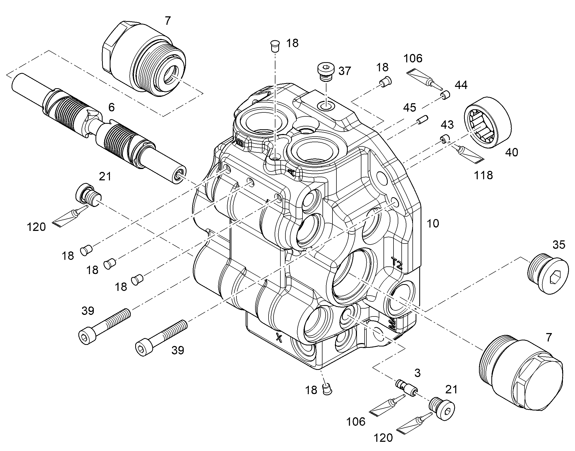 ПЛИТА СОЕДИНИТЕЛЬНАЯ NG 085 (C) 12880899 LIEBHERR