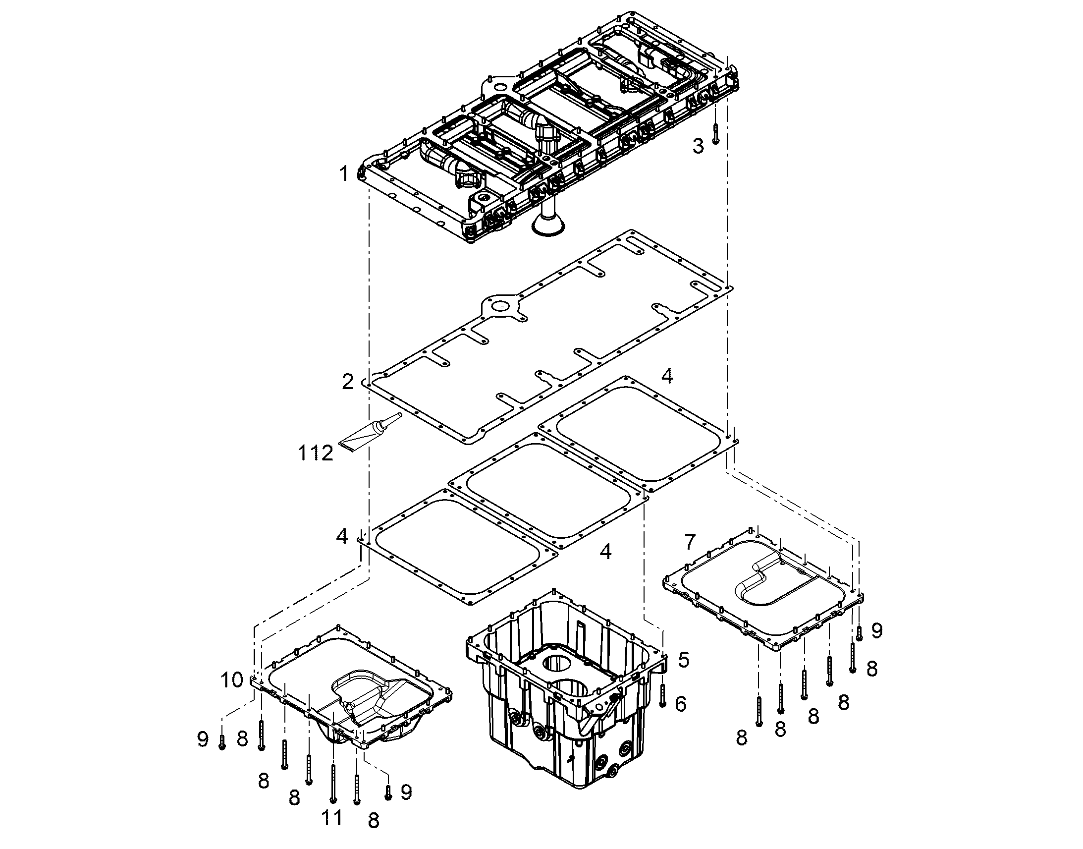 LADDER-TYPE FRAME PRE-ASSEMBLY D936 12832453 LIEBHERR