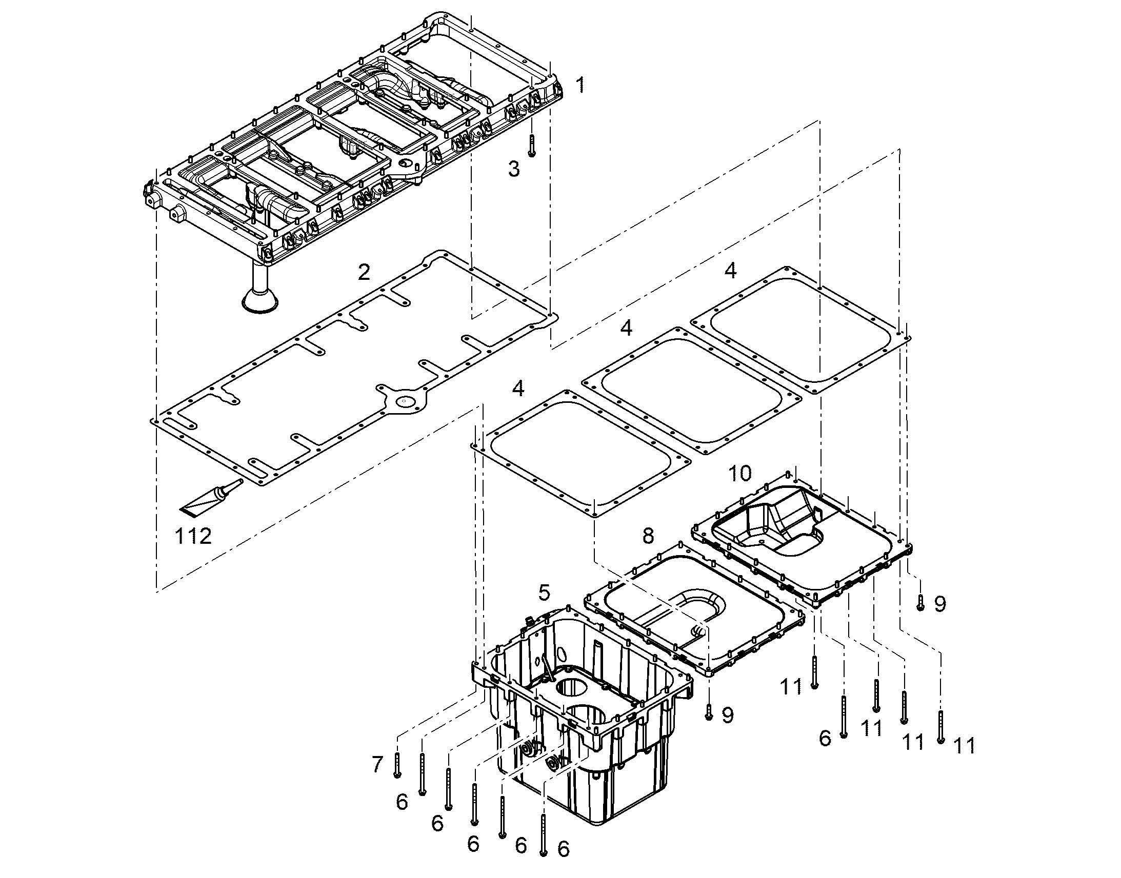 LADDER-TYPE FRAME PRE-ASSEMBLY D936 12832296 LIEBHERR