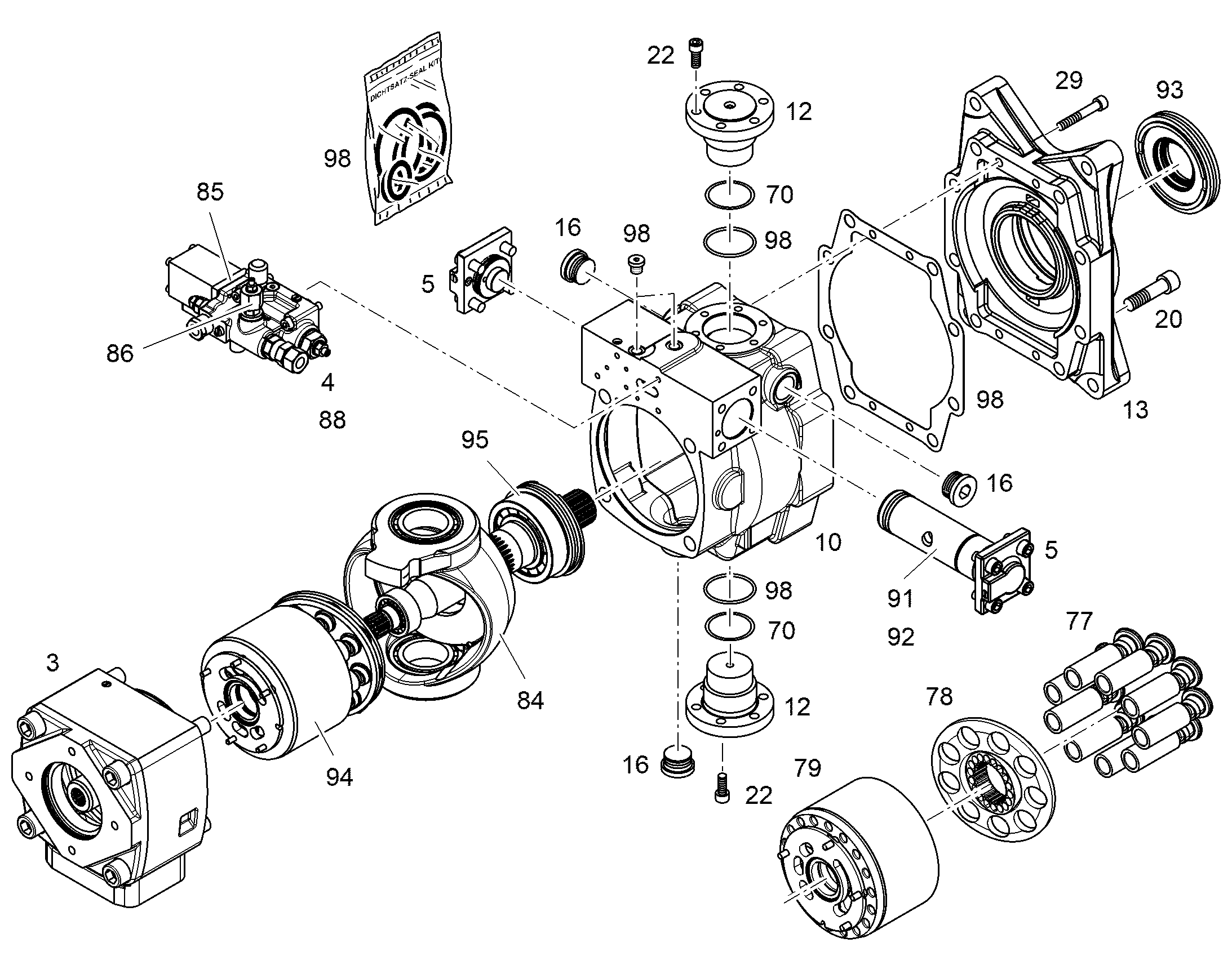 ПЛИТА СОЕДИНИТЕЛЬНАЯ NG 165 9886061 LIEBHERR