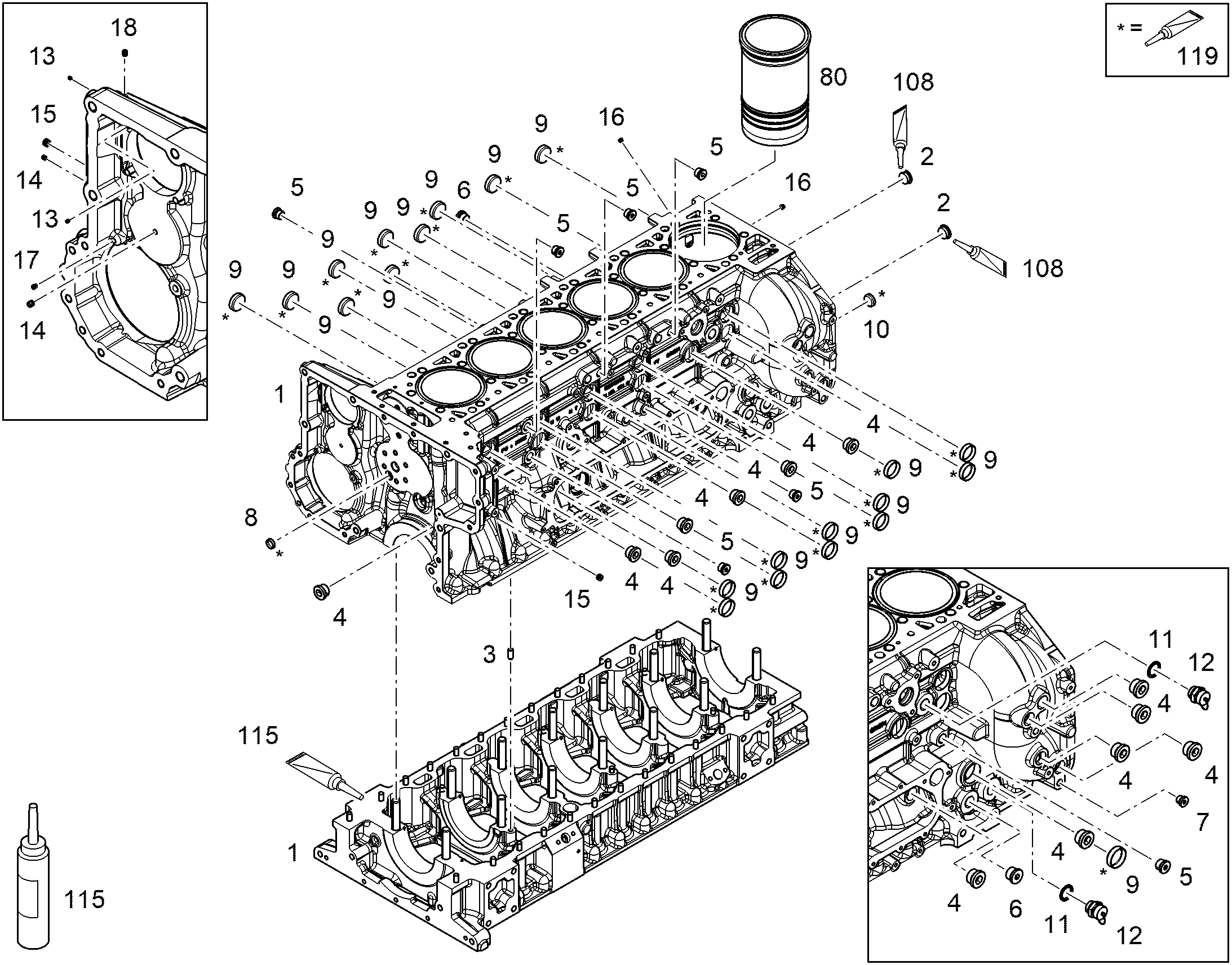 ЗАГЛУШКА УПЛОТНИТЕЛЬНАЯ LK 950/10 10036327 LIEBHERR