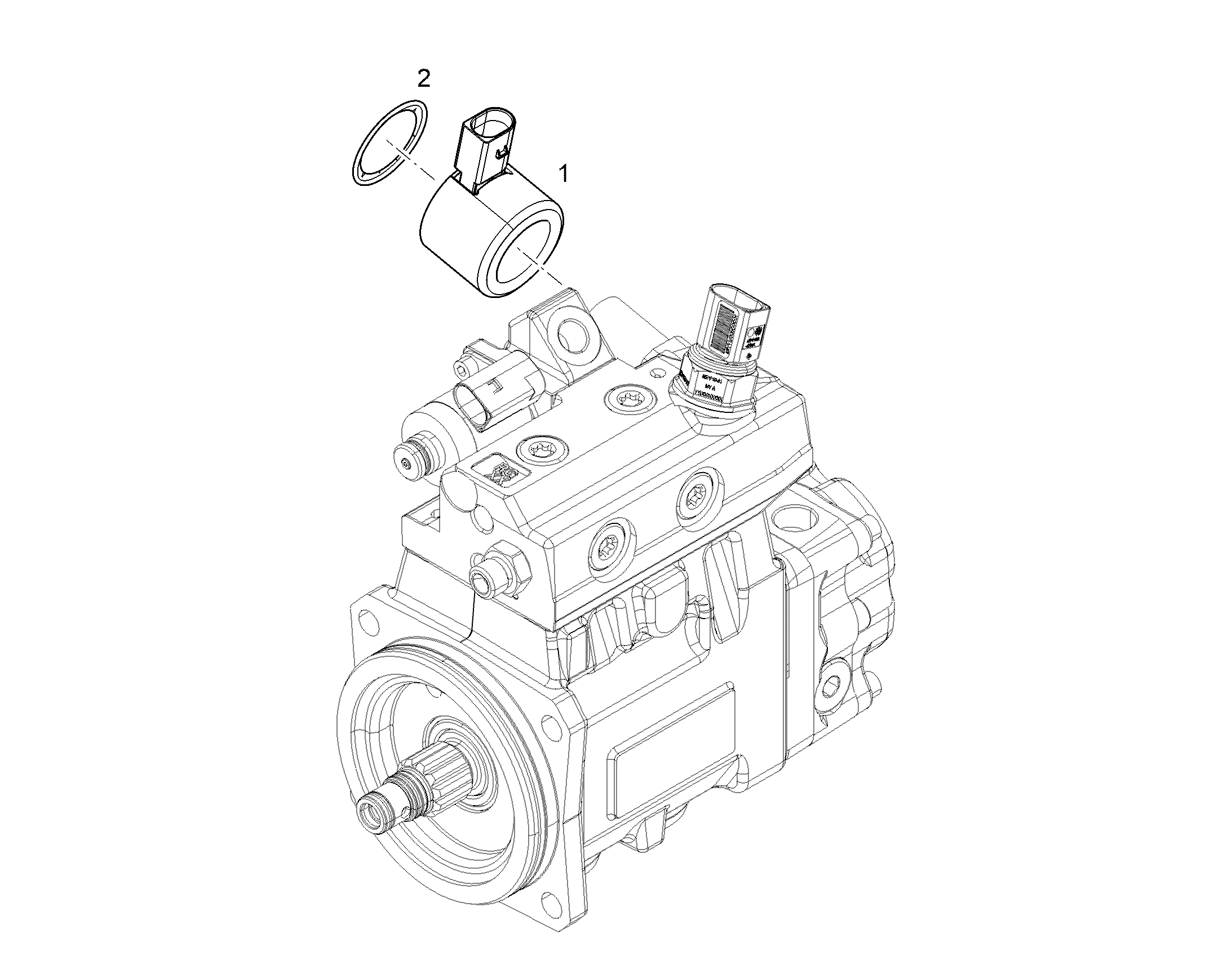 КАТУШКА 34,5X45,5X45,5 12966244 LIEBHERR