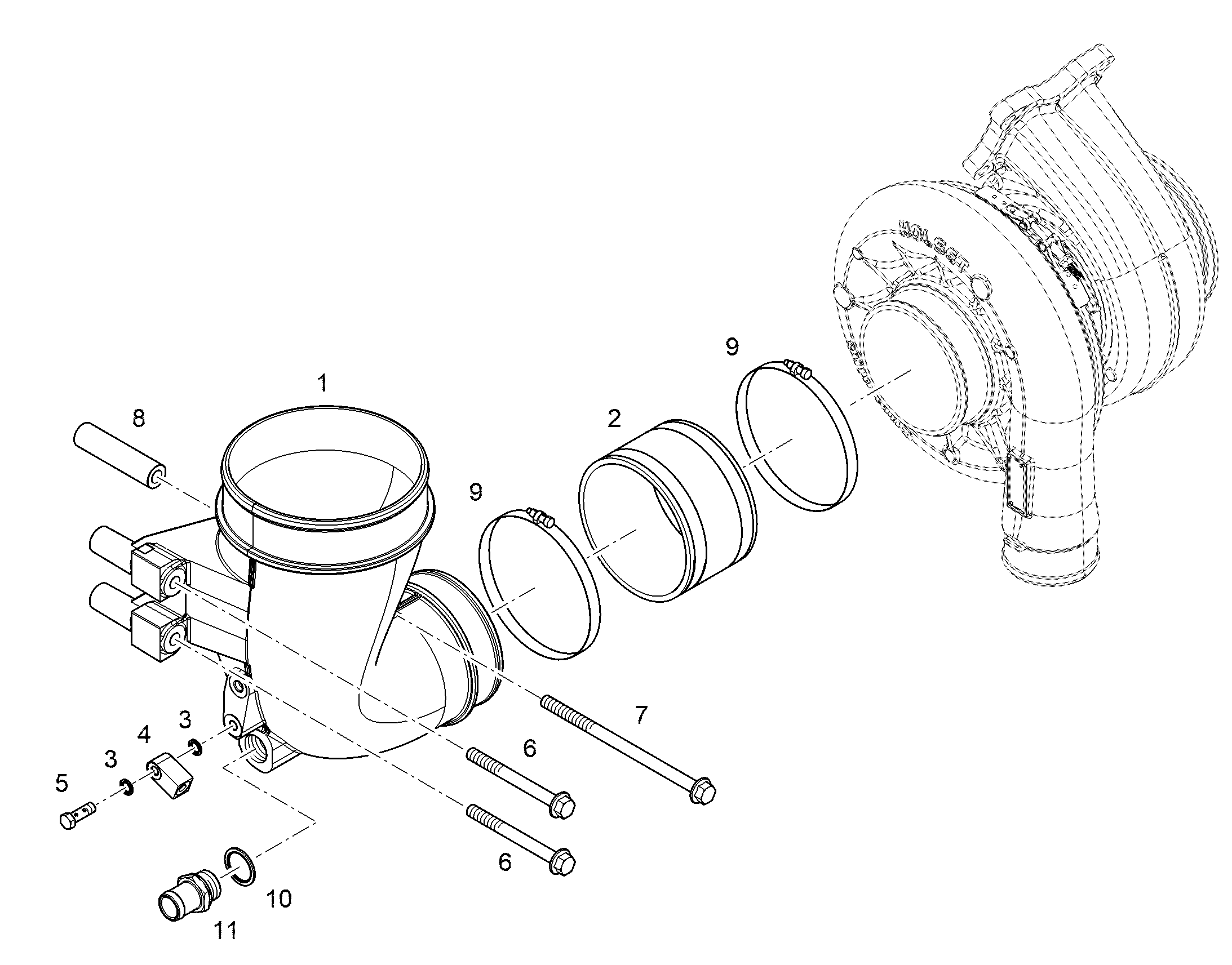 ГИЛЬЗА РАСПОРНАЯ 13,5X25X100 12815588 LIEBHERR