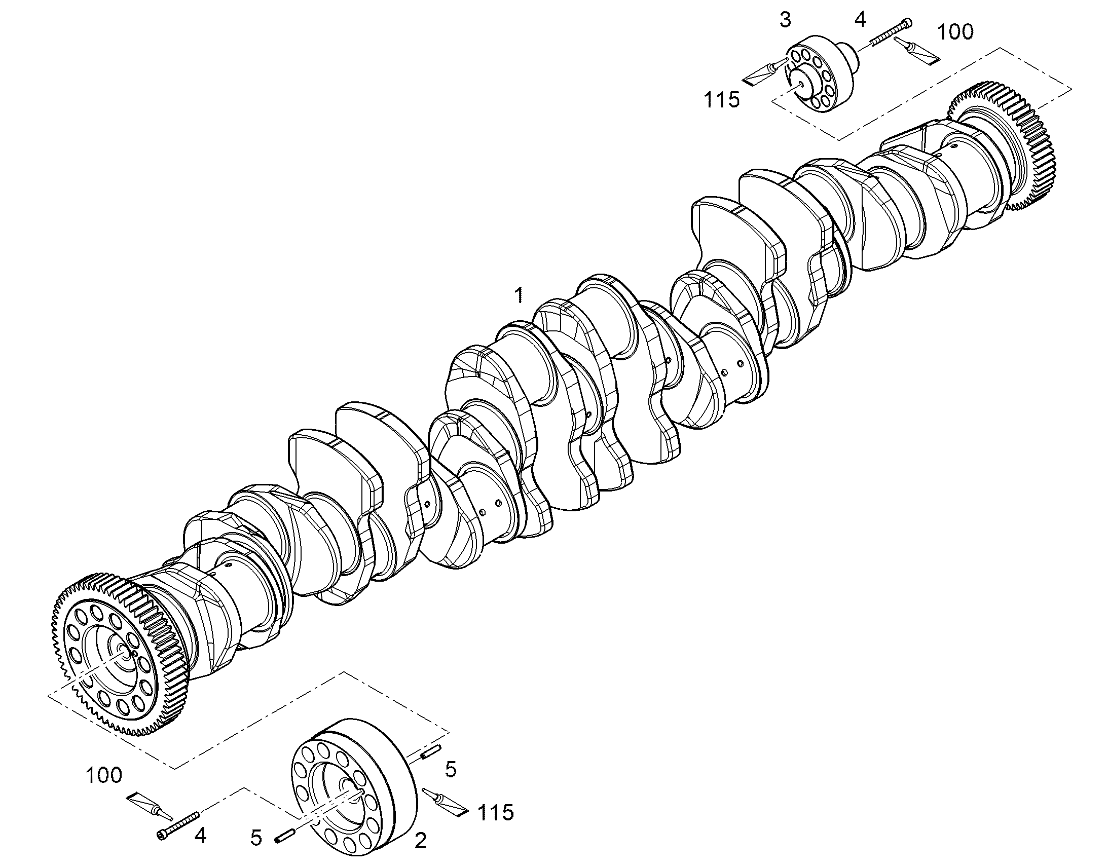 РАСПОРКА 11355958 LIEBHERR