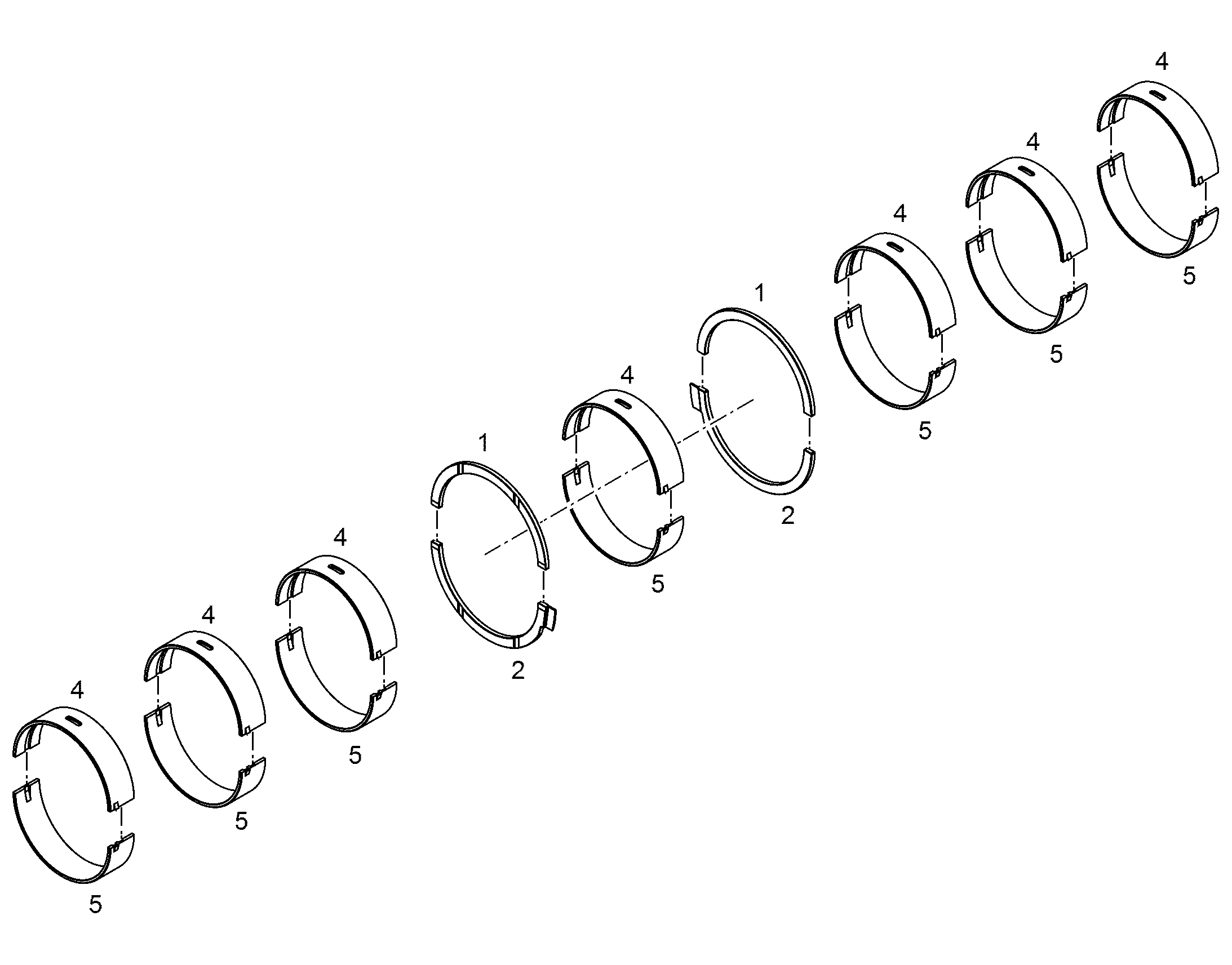 КОРЕННОЙ ПОДШИПНИК 11343427 LIEBHERR