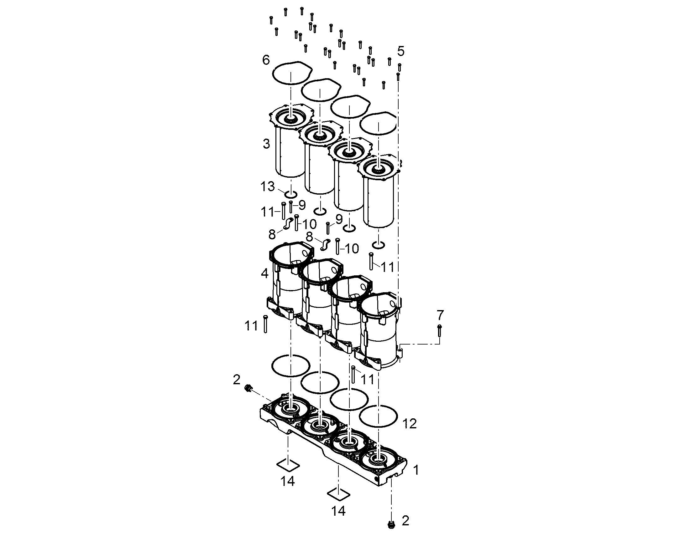 ФИЛЬТРУЮЩИЙ ЭЛЕМЕНТ 5µm 11131421 LIEBHERR