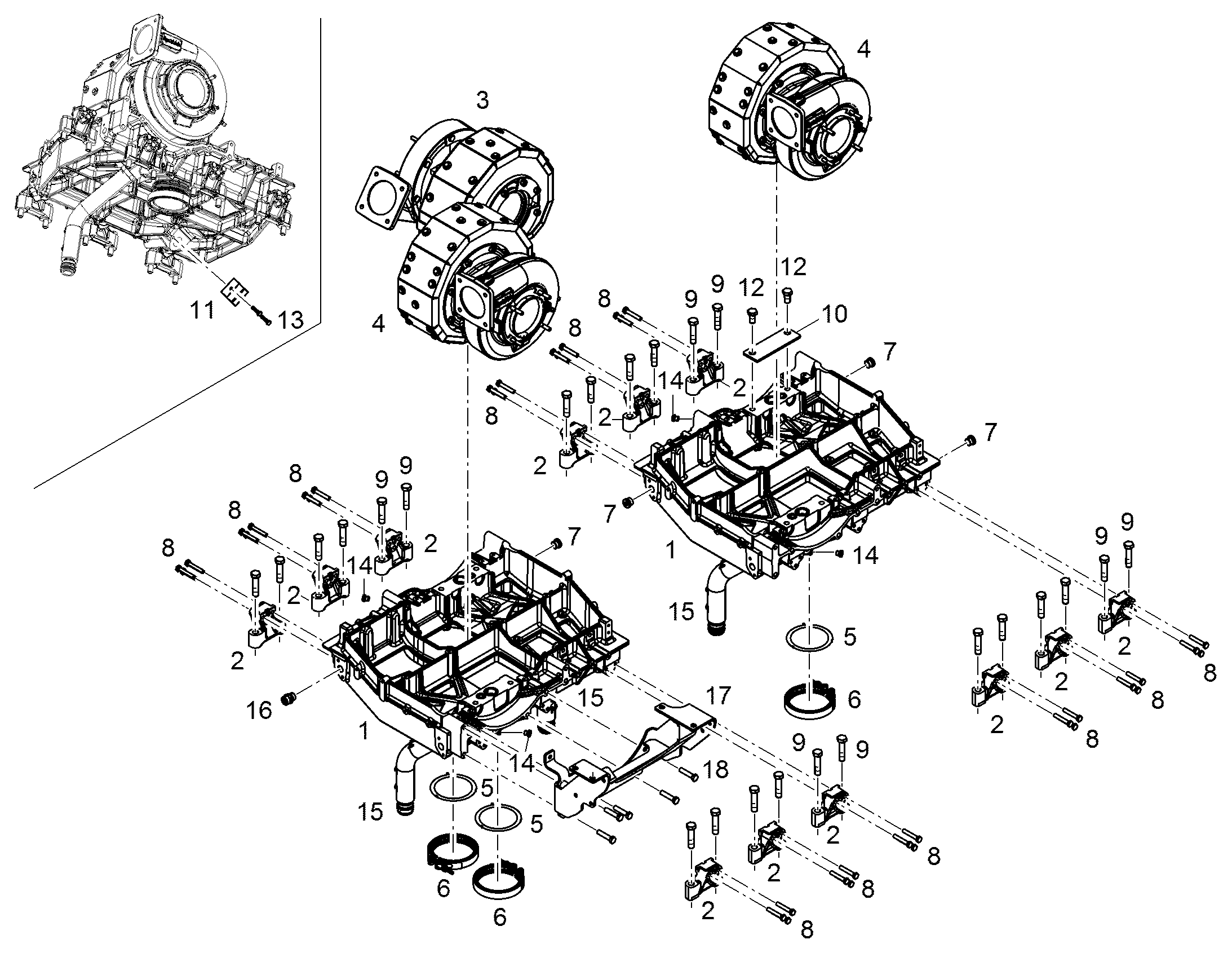 СТЯЖНОЙ ХОМУТ d=138 11342964 LIEBHERR