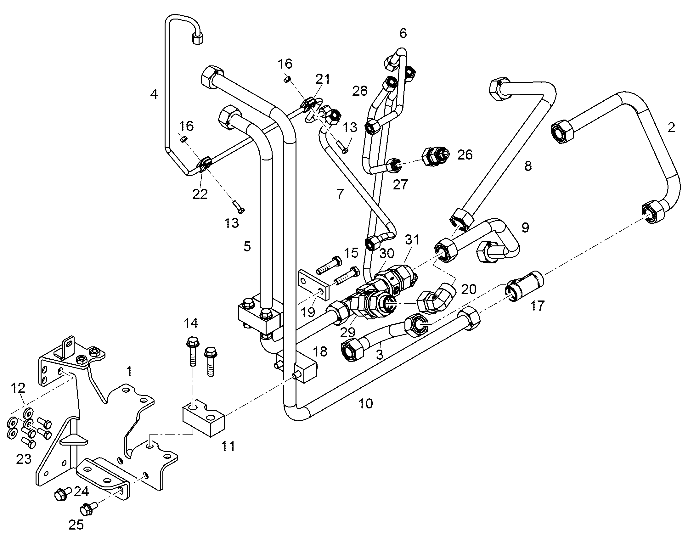 КЛЕММА ПОЛОВИННАЯ G 22,4 S235 11131075 LIEBHERR