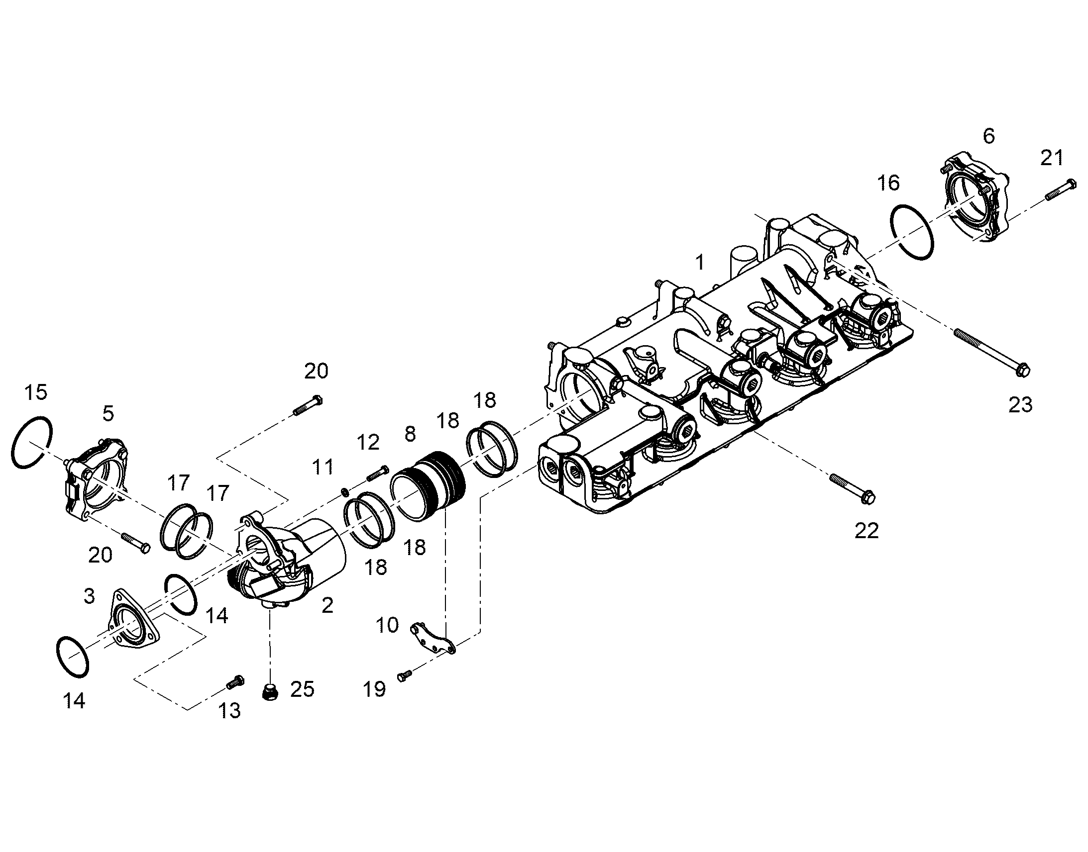 ОТВОД 12423323 LIEBHERR