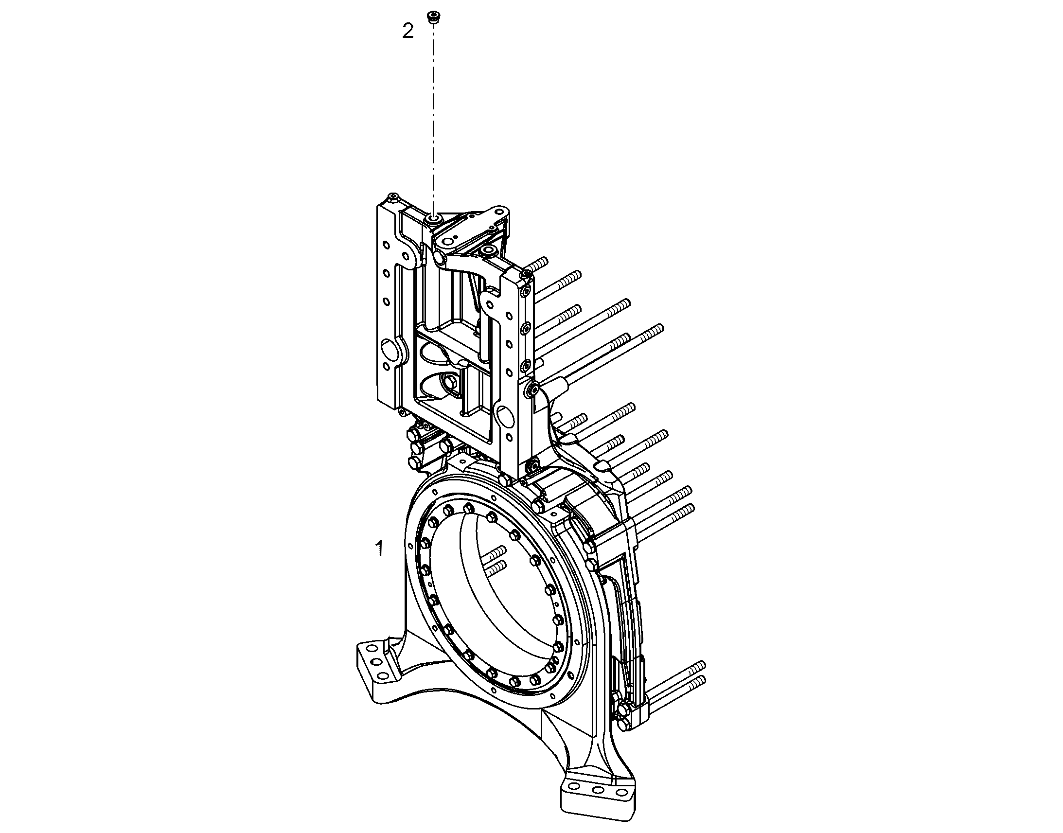 ENGINE FIXING PARTS 12503125 LIEBHERR