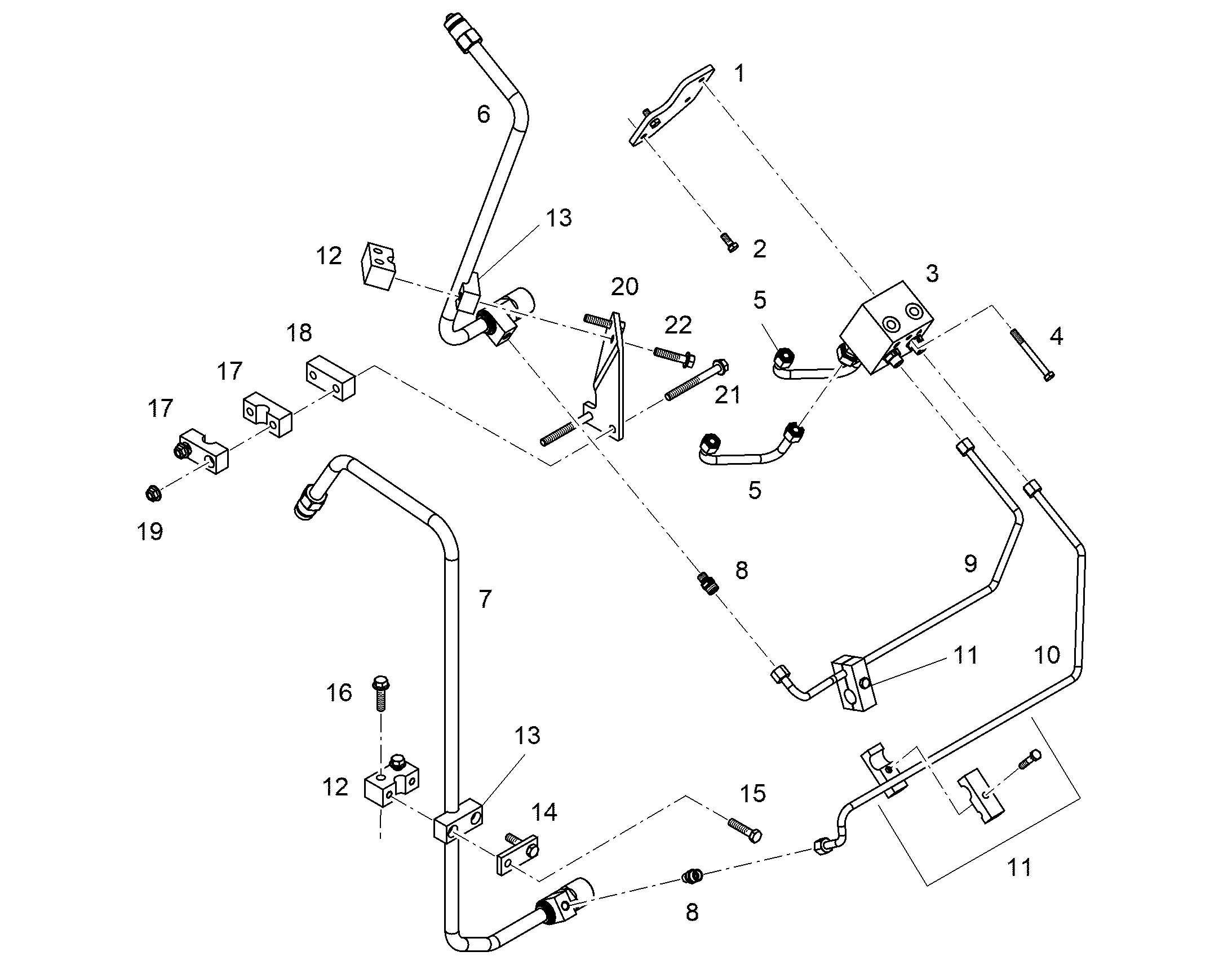 КЛЕММА ПОЛОВИННАЯ R 19 St Re>=235MPa 12587462 LIEBHERR