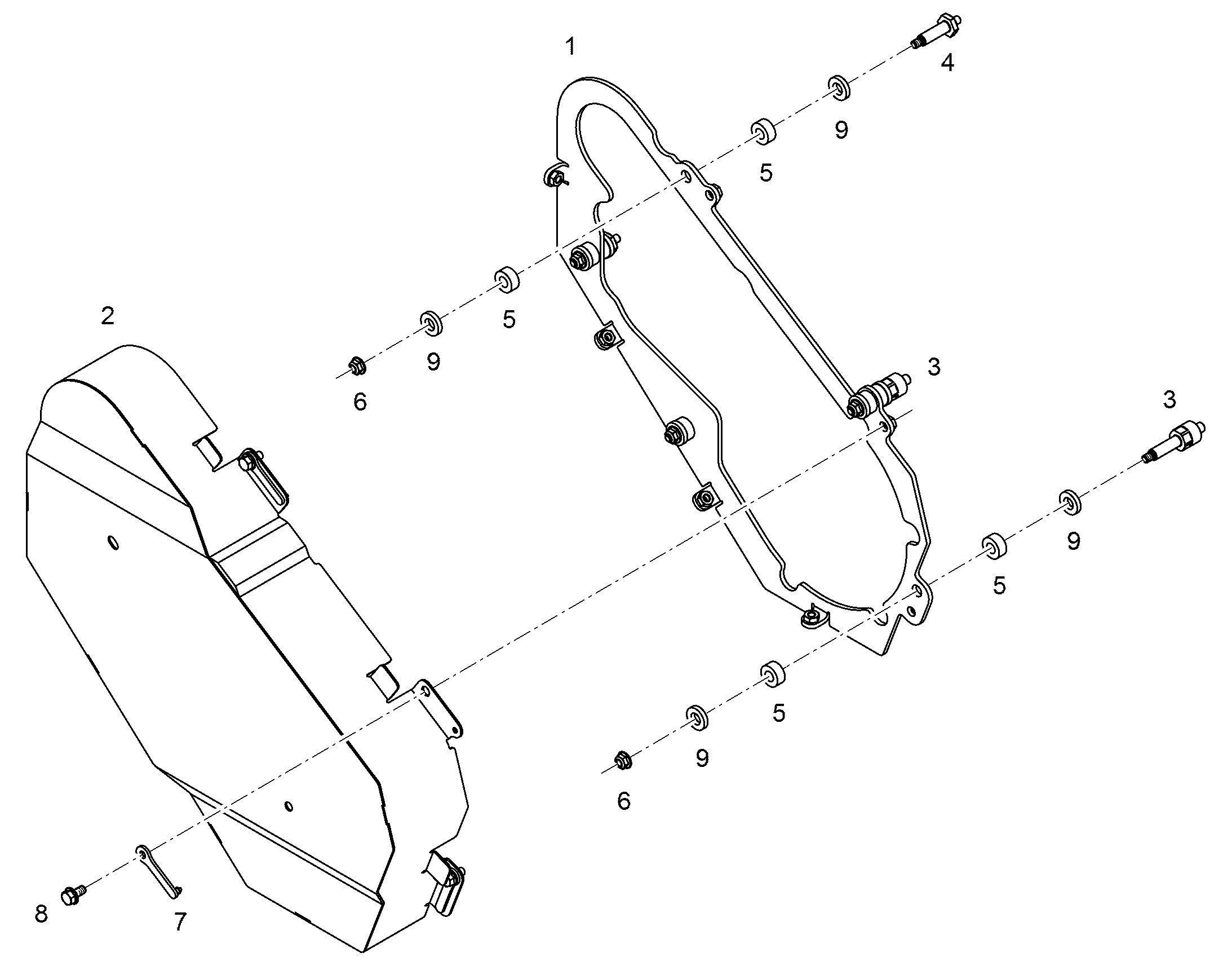 ШЕСТИГРАННАЯ ГАЙКА M8 11657047 LIEBHERR
