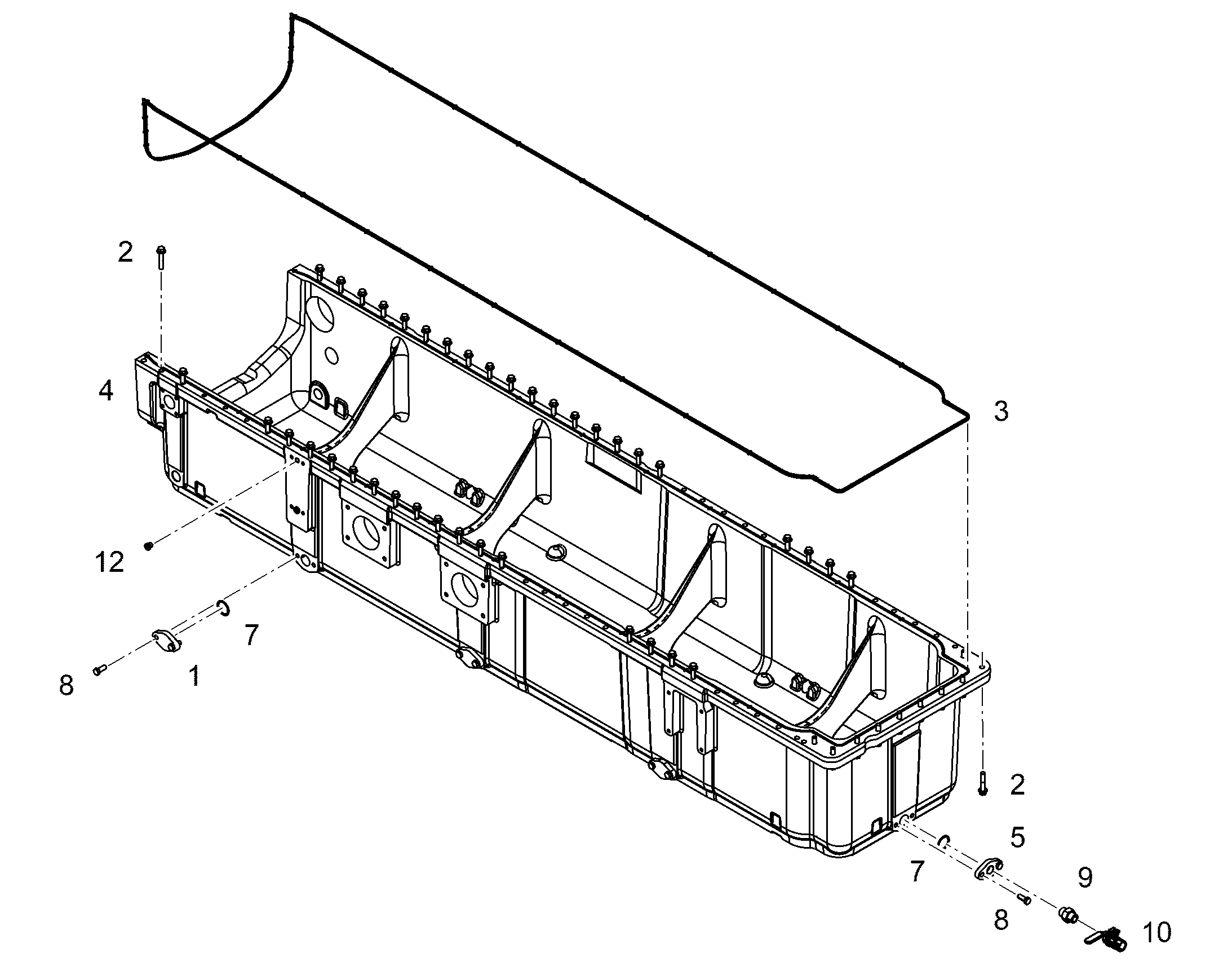 ВАННА МАСЛЯННАЯ 12442467 LIEBHERR