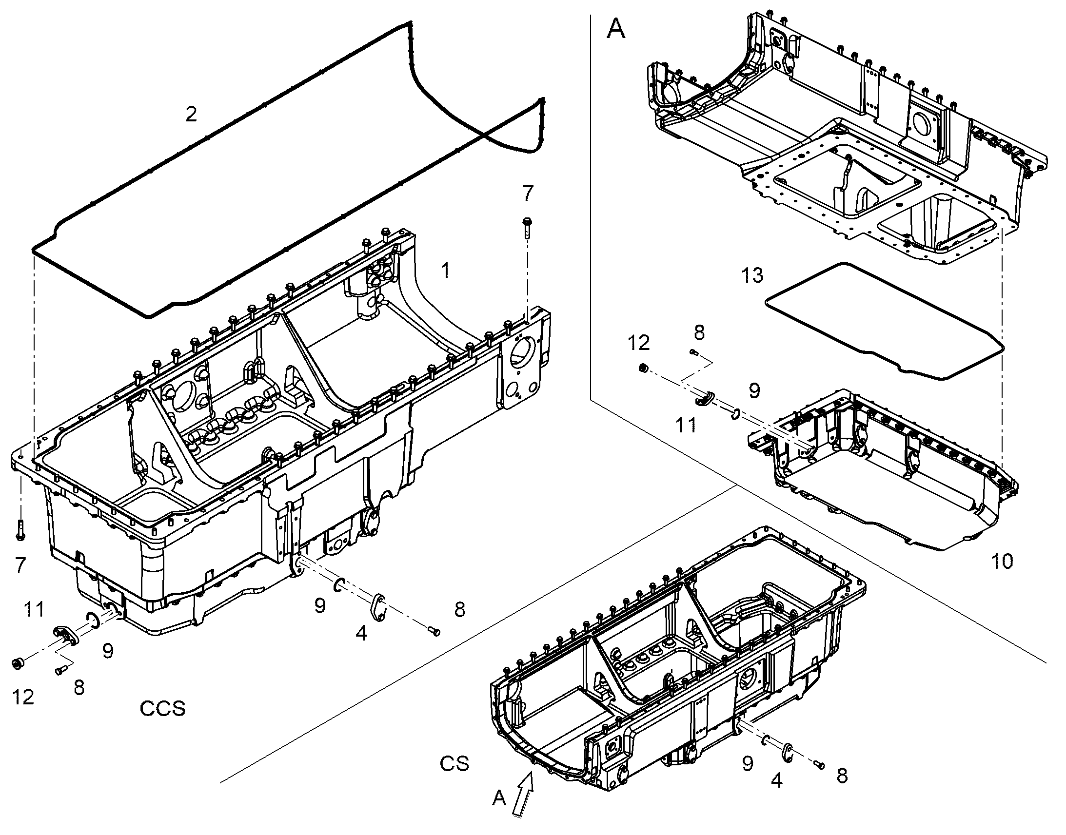 ВАННА МАСЛЯННАЯ 12863182 LIEBHERR