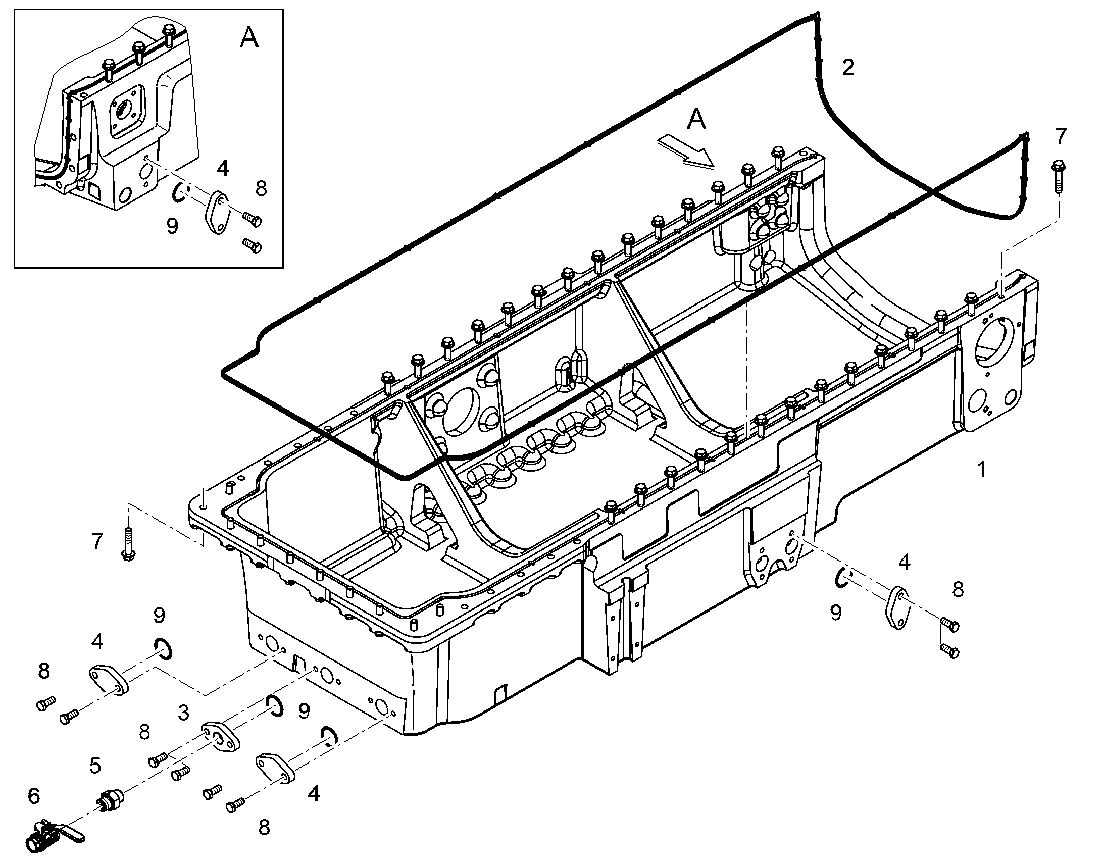 ВАННА МАСЛЯННАЯ 12846196 LIEBHERR