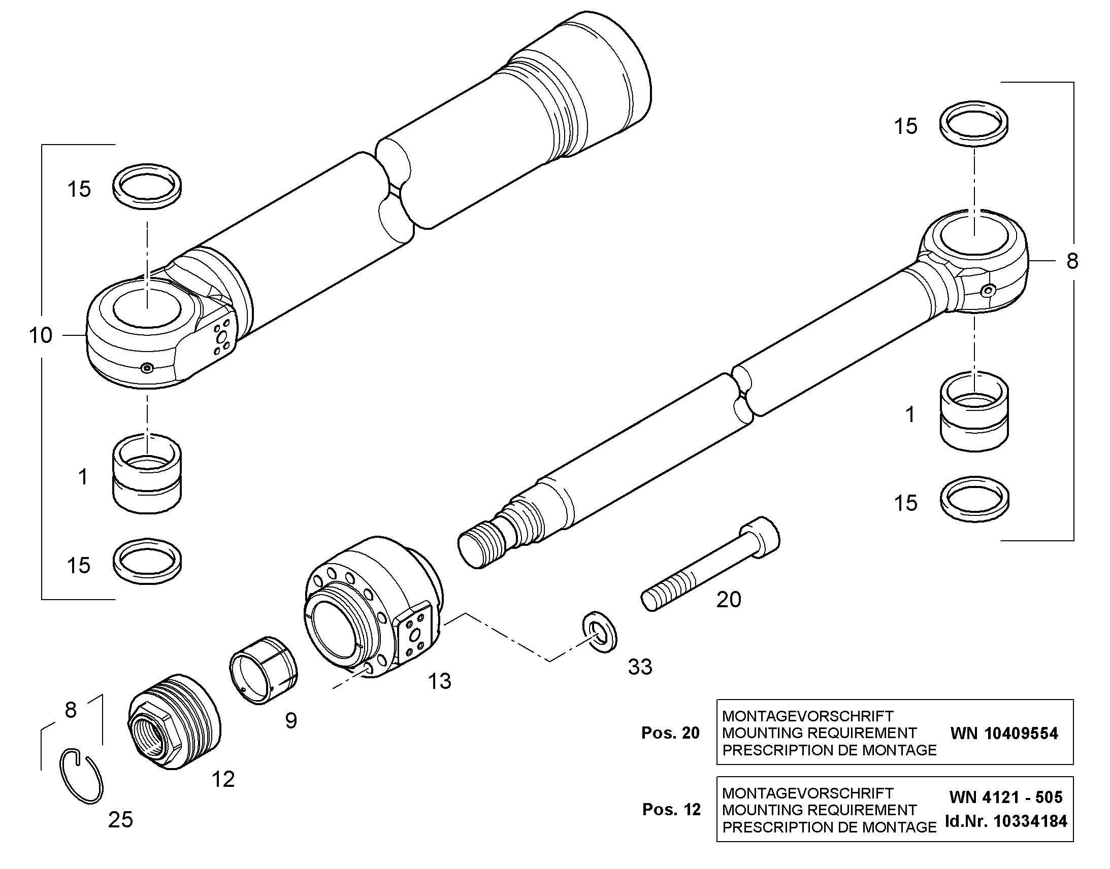 ПОДШИПНИК ШАТУНА 13406932 LIEBHERR
