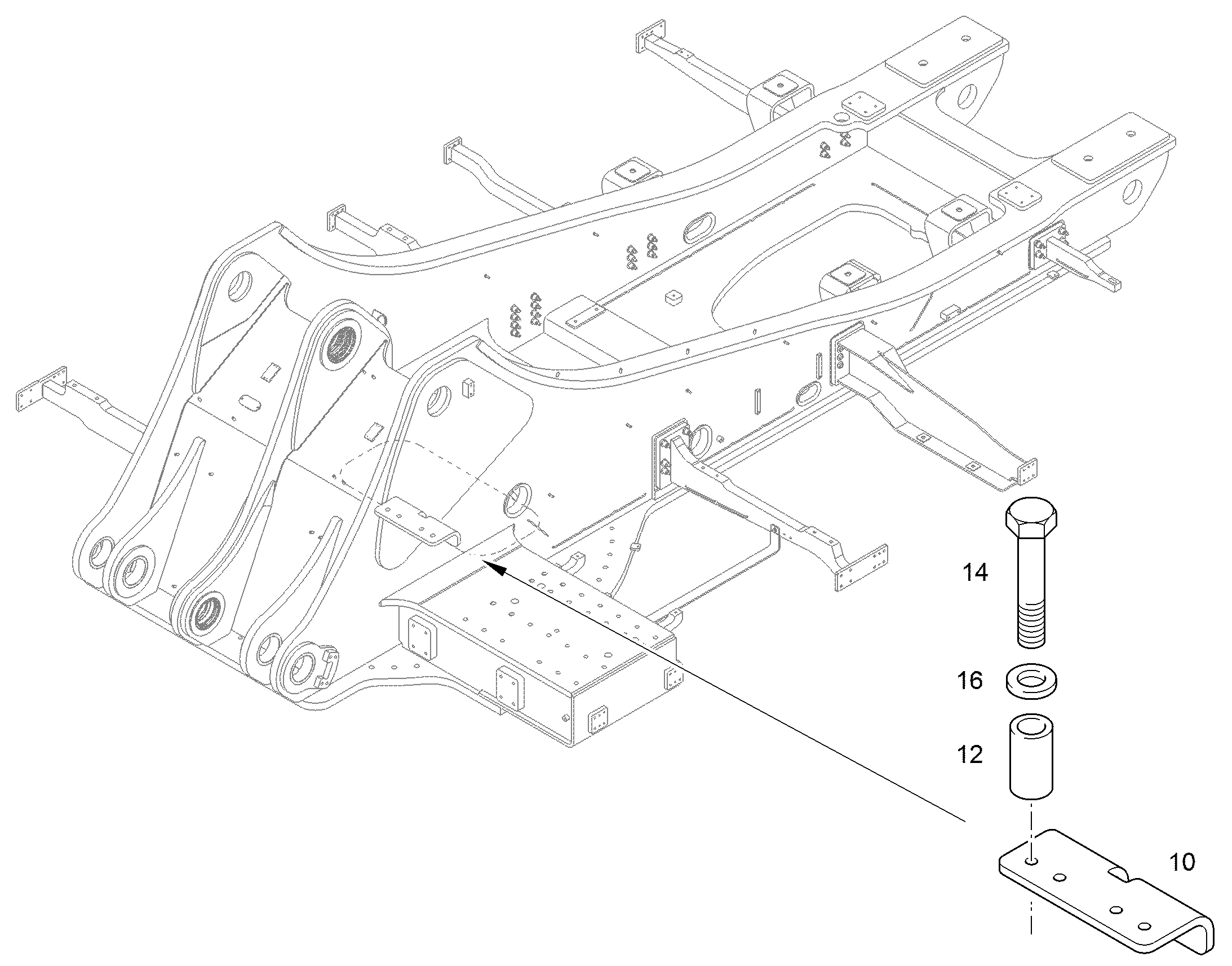 ПОВОДОК 11447153 LIEBHERR