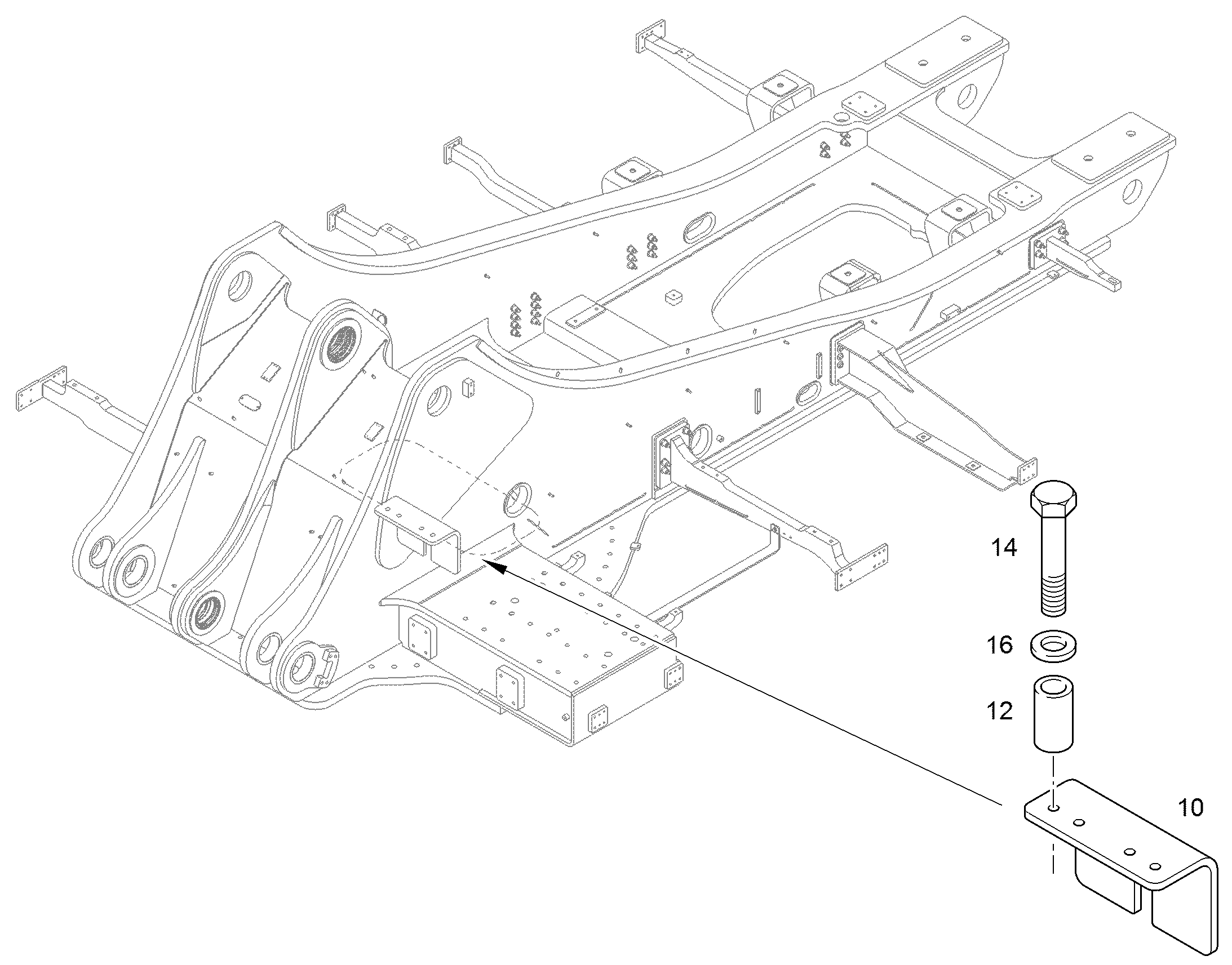 ПОВОДОК 11448718 LIEBHERR