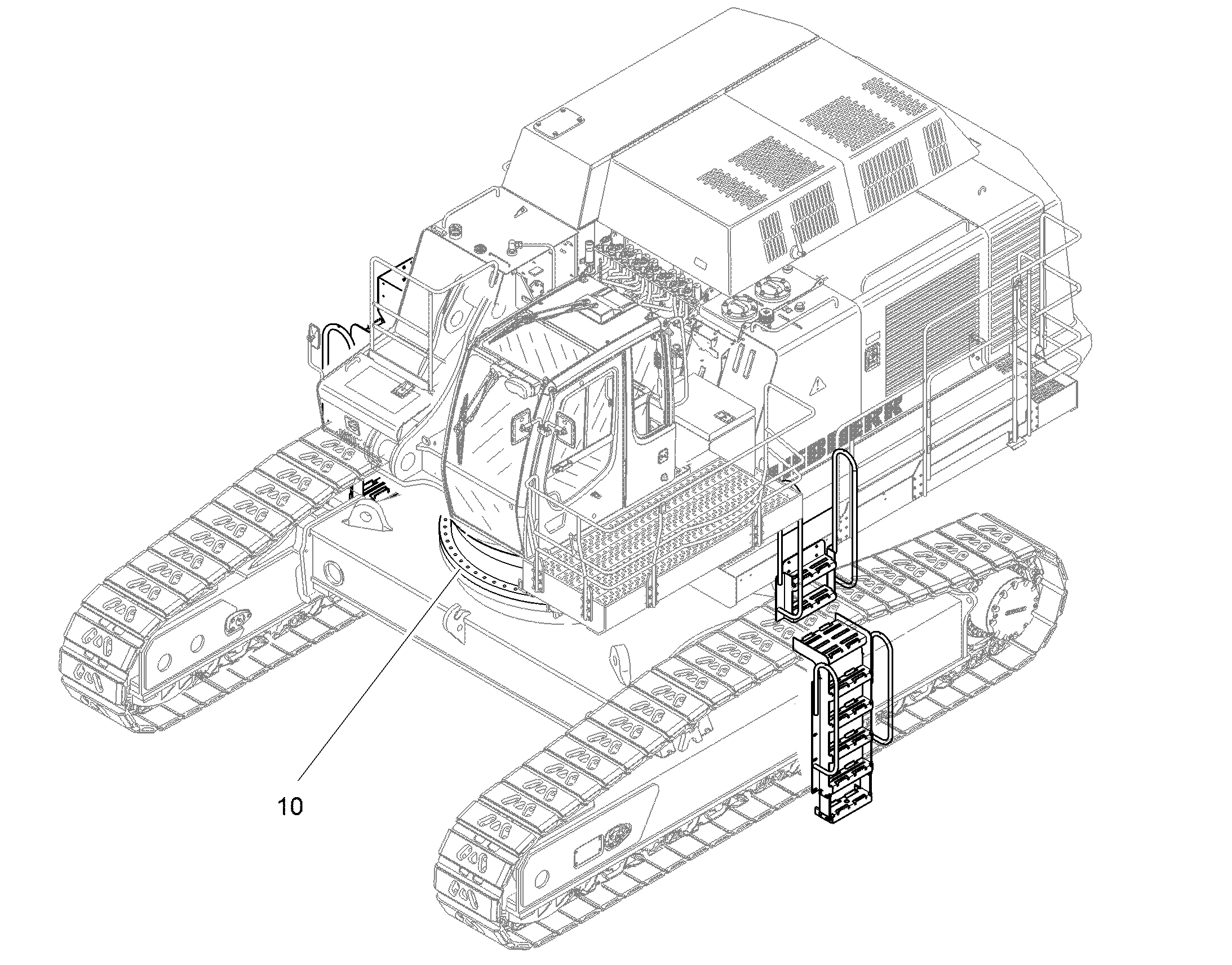 БАШНЯ ВОЗВЫШЕНИЯ, УСТАНОВКА 12404118 LIEBHERR