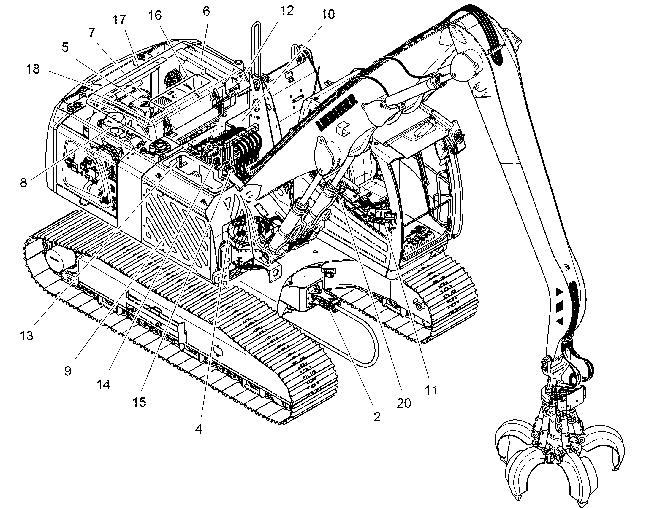 ОТОПЛЕНИЕ 11839718 LIEBHERR