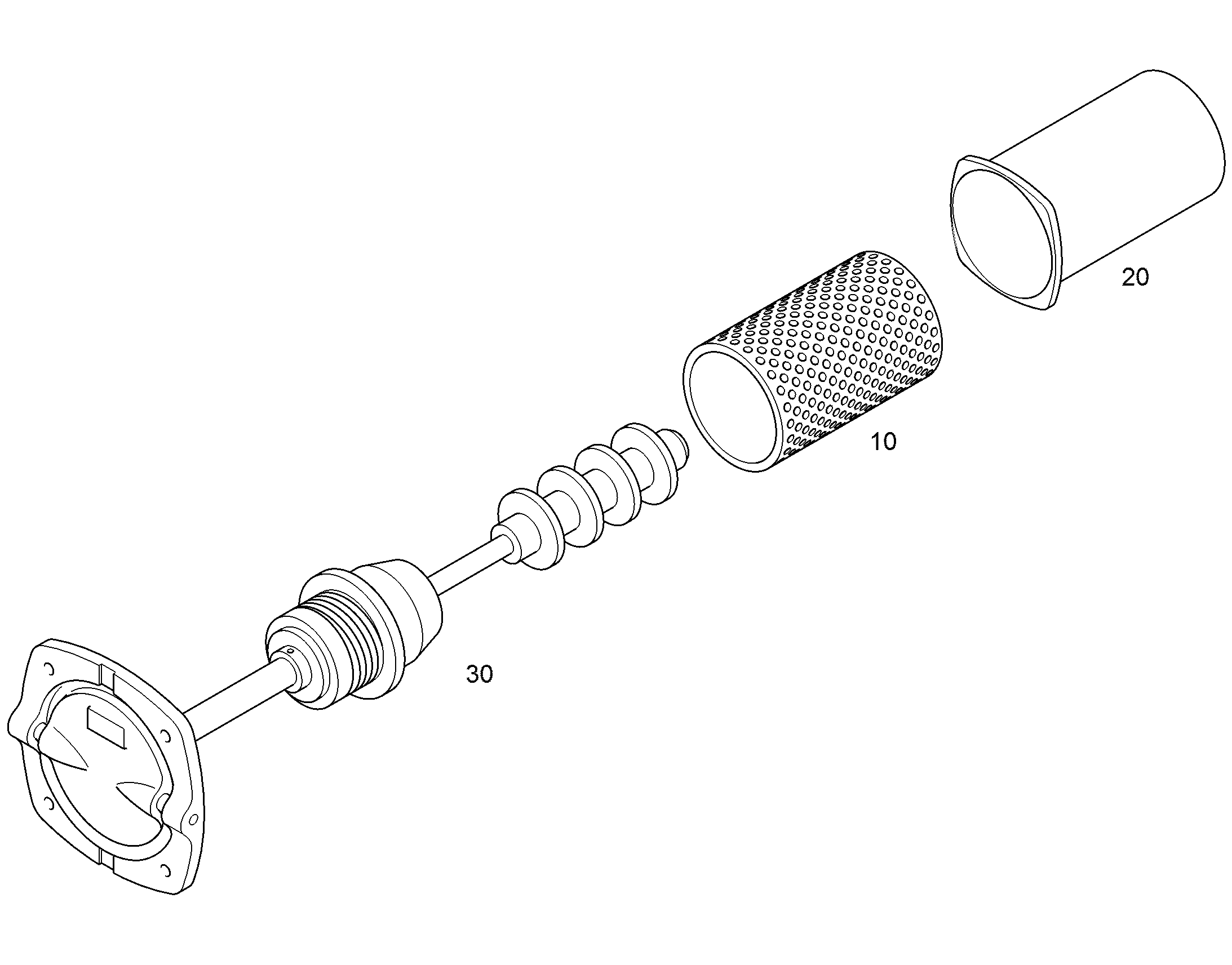 ФИЛЬТРУЮЩИЙ ЭЛЕМЕНТ 10µm 12206734 LIEBHERR