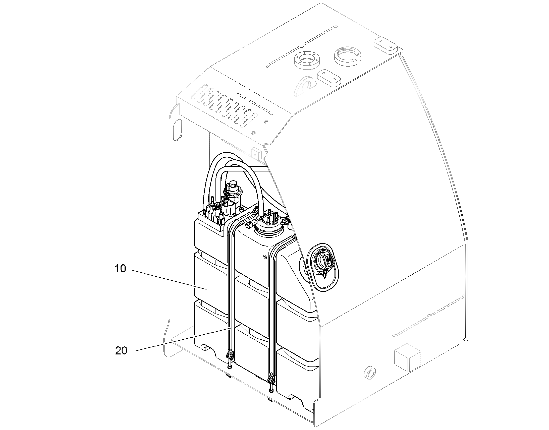 UREA ASSEMBLIES 12427214 LIEBHERR