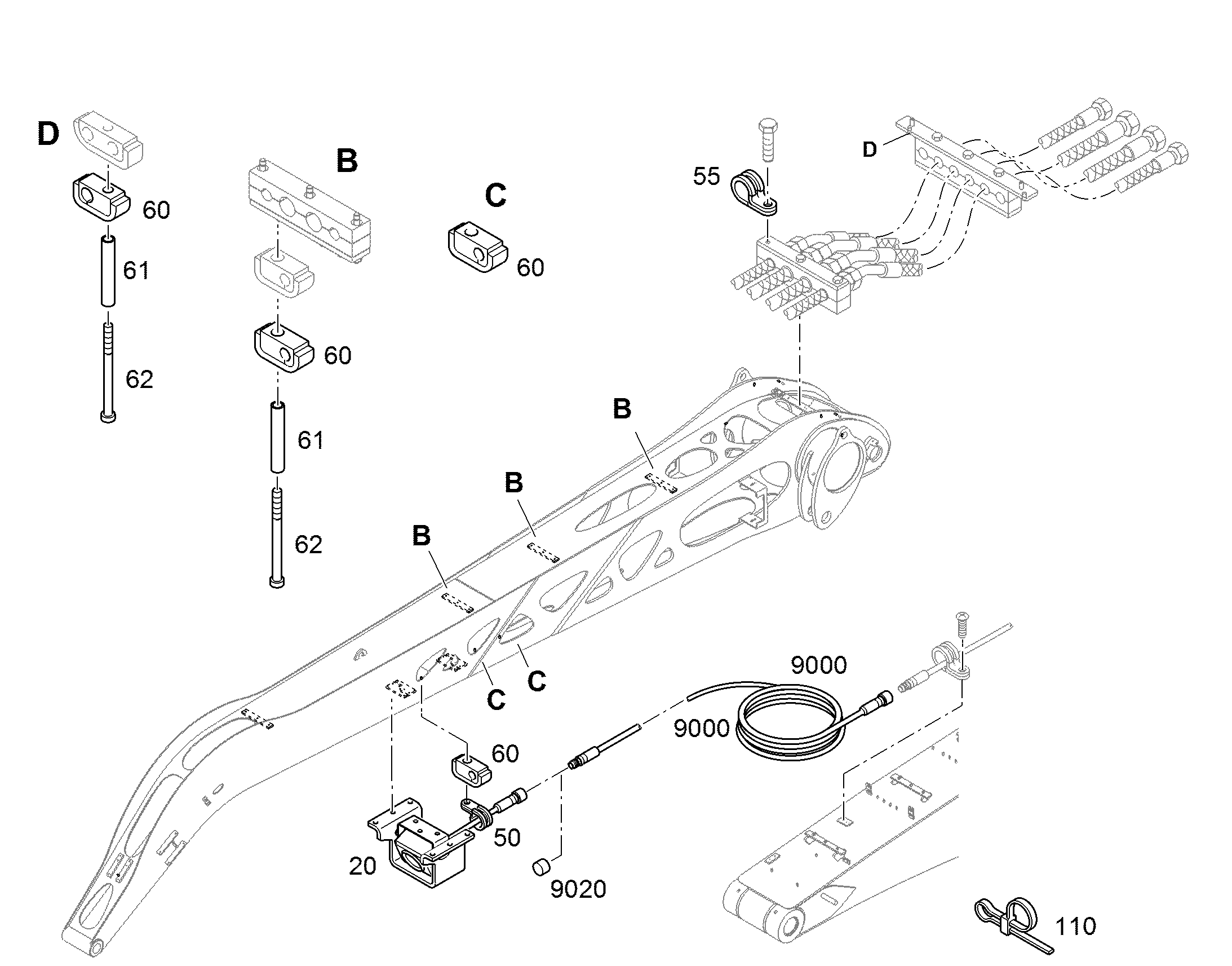 ГИЛЬЗА HRBGS HUE 7X10X22 12211559 LIEBHERR