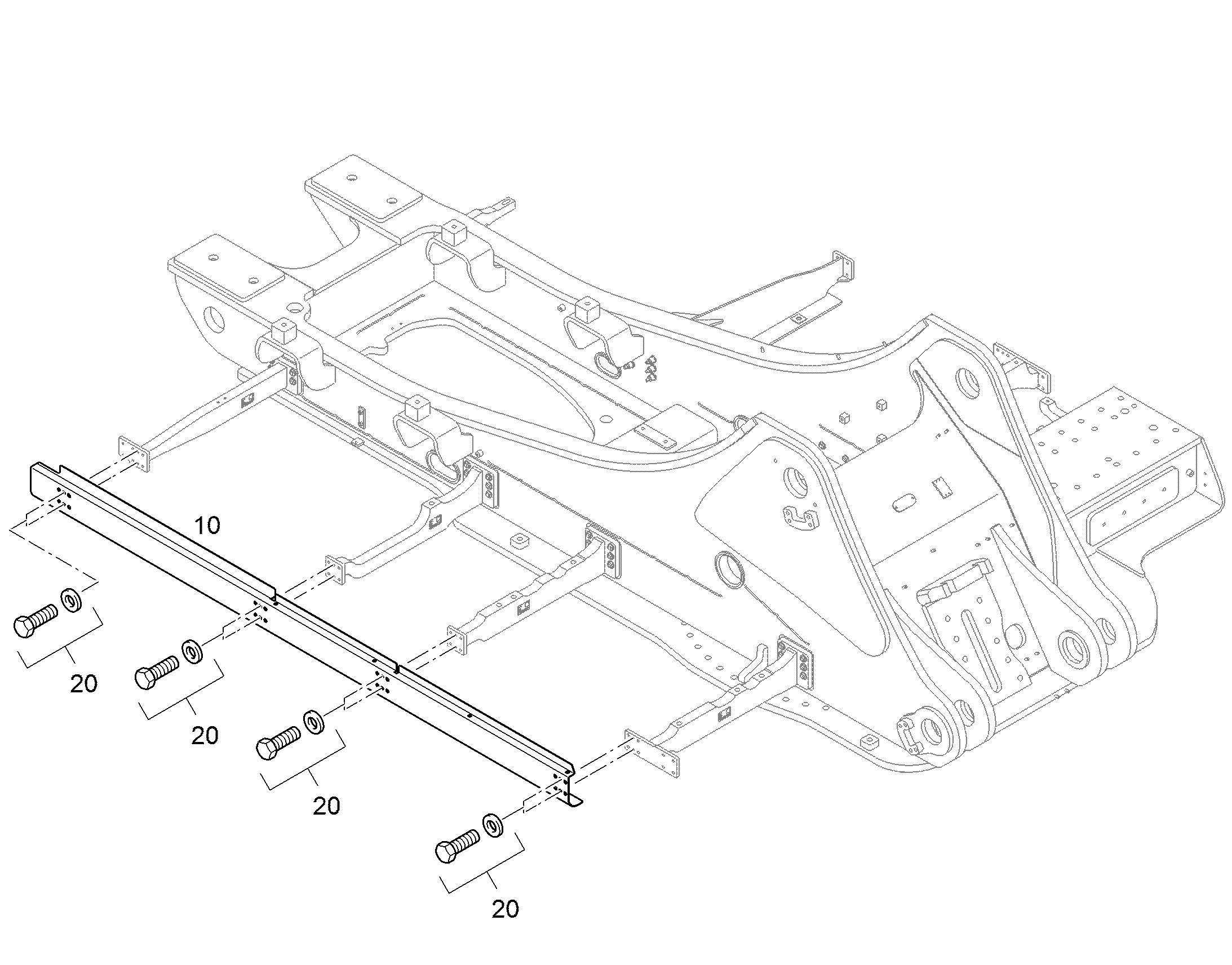 ОБЛИЦОВКА ПРАВАЯ 12430267 LIEBHERR