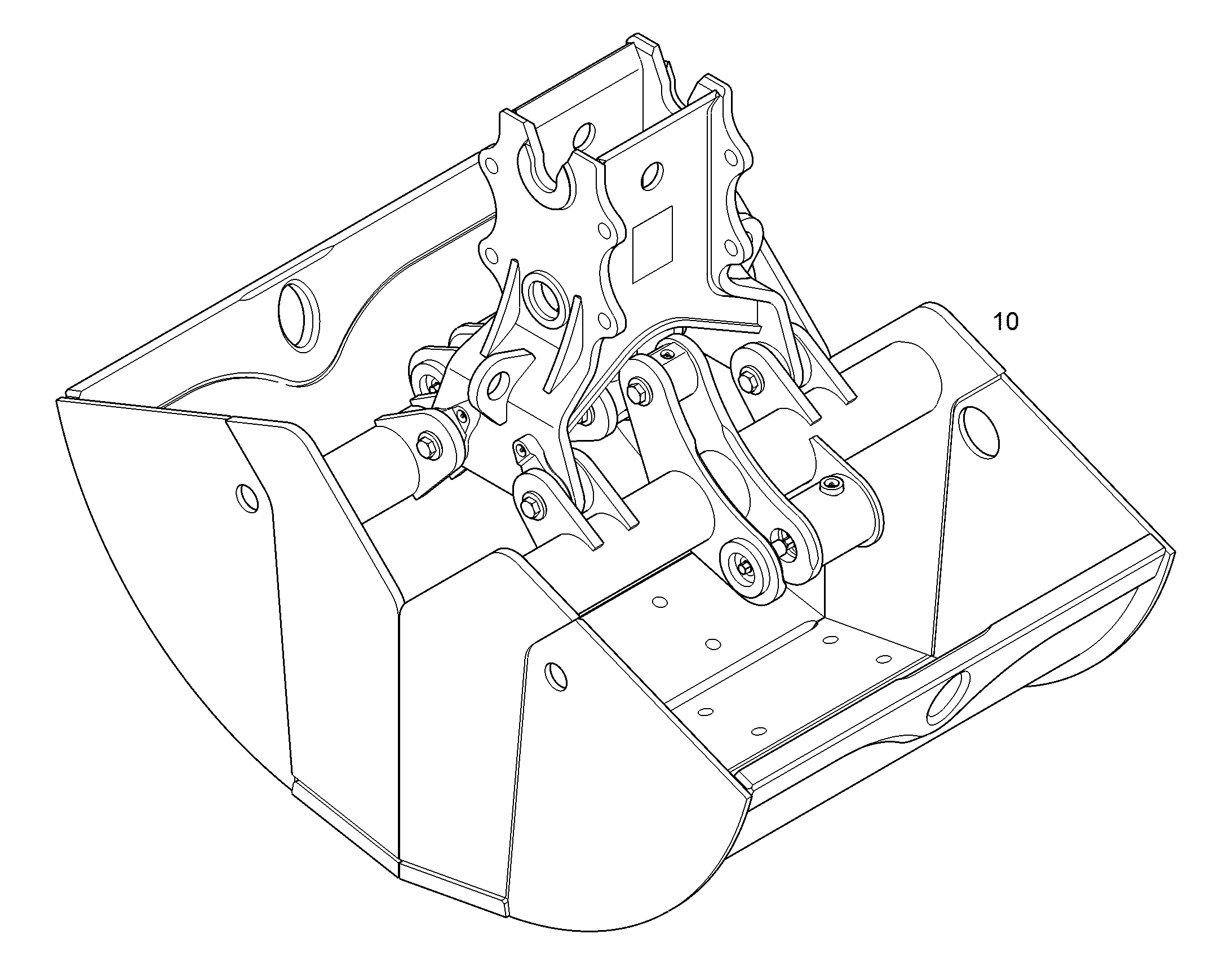 ЧАШИ ГРЕЙФЕРА БЫСТРОСМЕННЫЕ 1000mm 0,57m³ 12437505 LIEBHERR