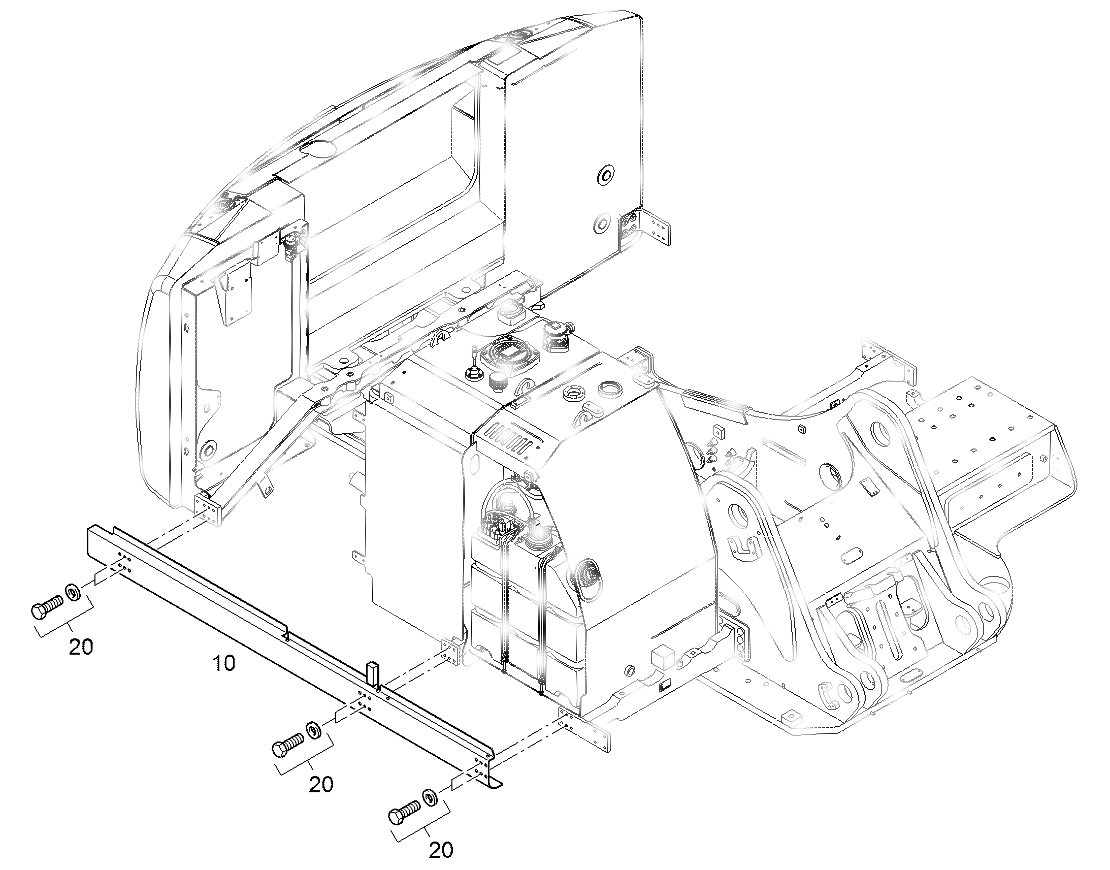 ЭЛЕМЕНТЫ МОНТАЖНЫЕ 12441295 LIEBHERR