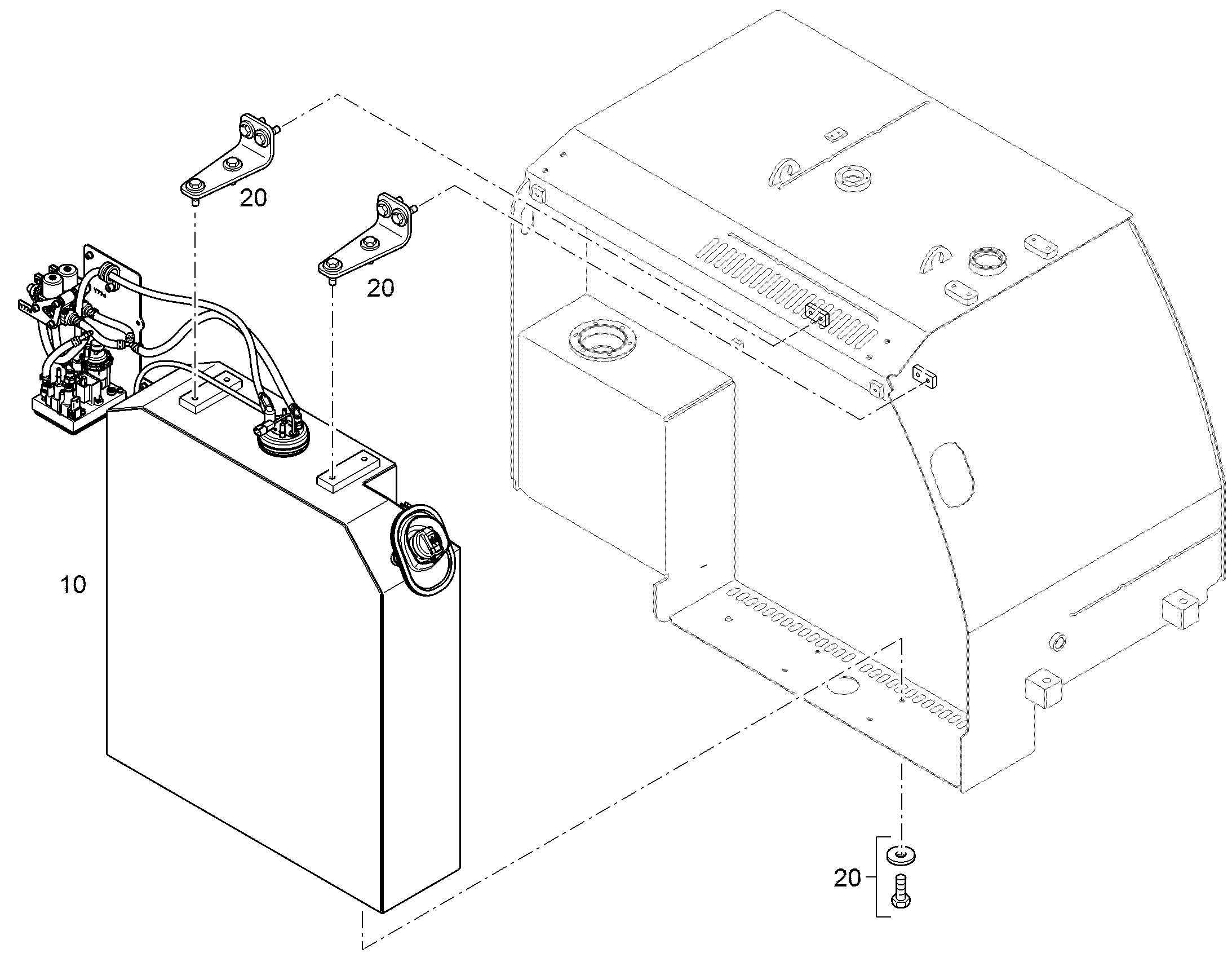 UREA ASSEMBLIES 12405334 LIEBHERR