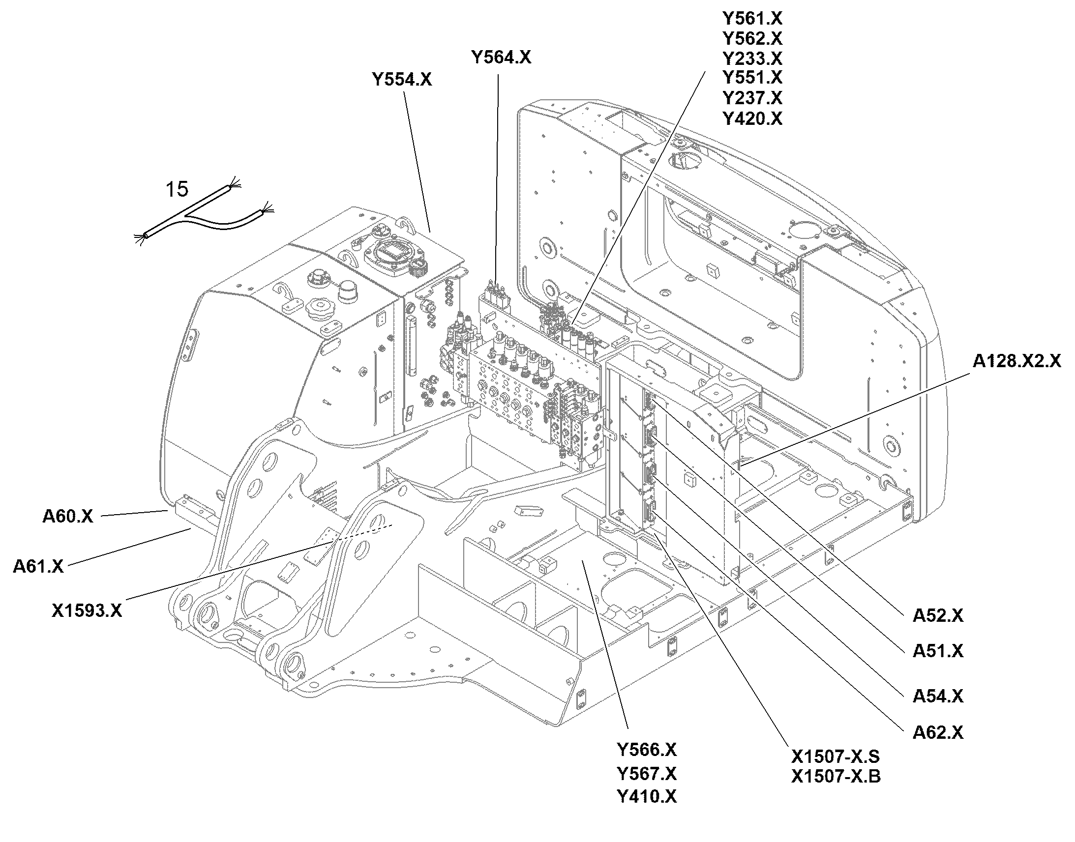 КАБ.КОМПЛЕКТ ДАТЧИКА ДАВЛЕНИЯ 94019319 LIEBHERR