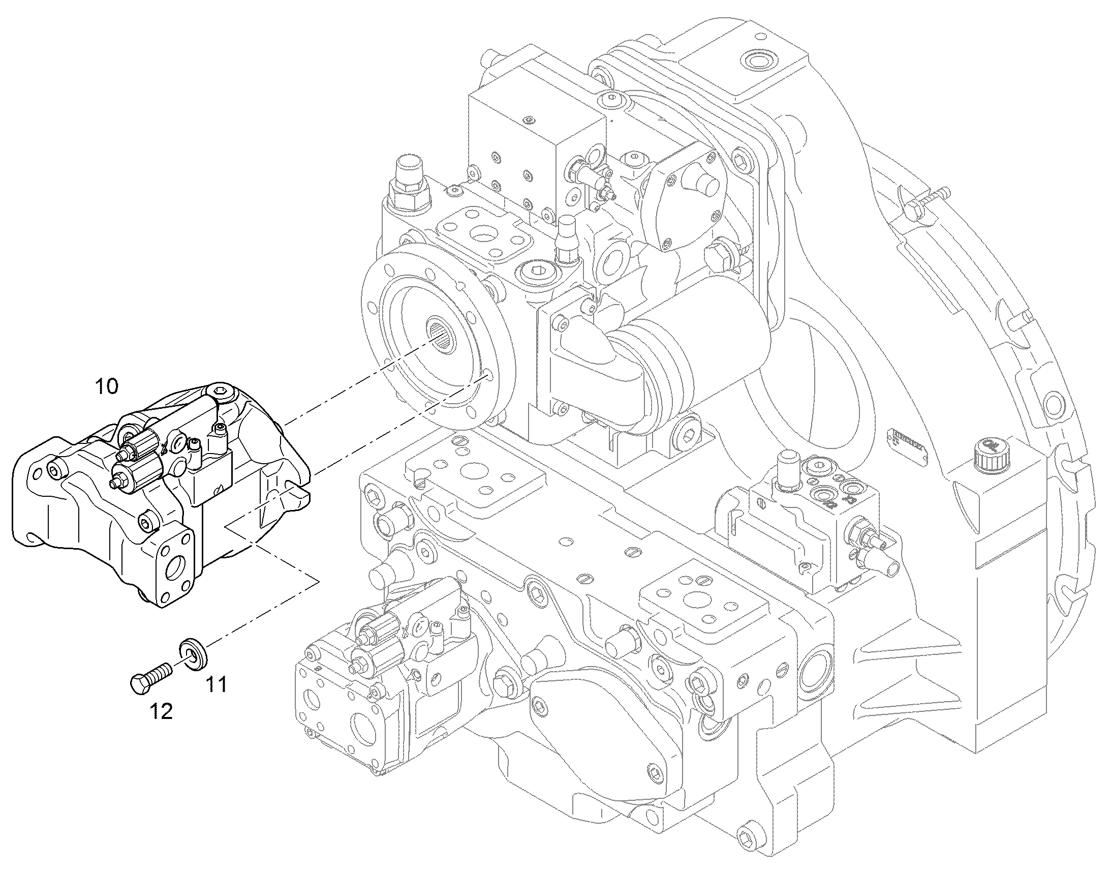 НАСОС АКСИАЛЬНОПОРШНЕВОЙ A10VO 63cm³/U 11450690 LIEBHERR