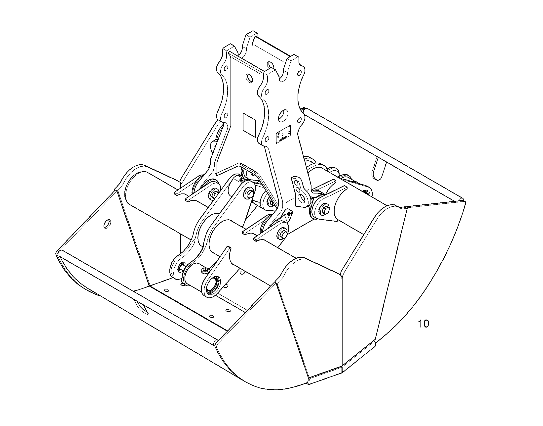 ЧАШИ ГРЕЙФЕРА БЫСТРОСМЕННЫЕ 1200mm 0,90m³ 12447589 LIEBHERR