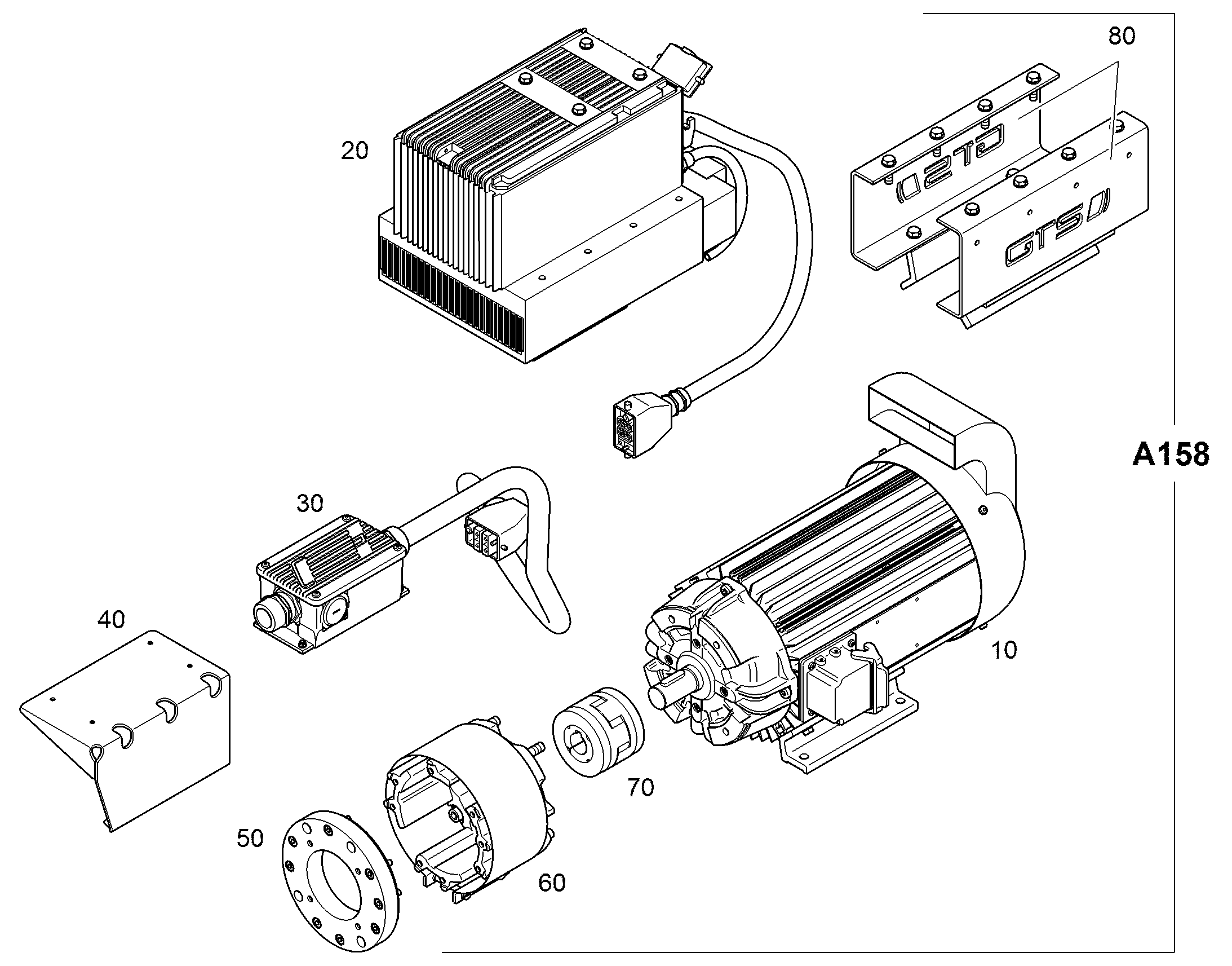 КОРОБКА РАСПРЕДЕЛИТЕЛЬНАЯ 20kW 12215558 LIEBHERR