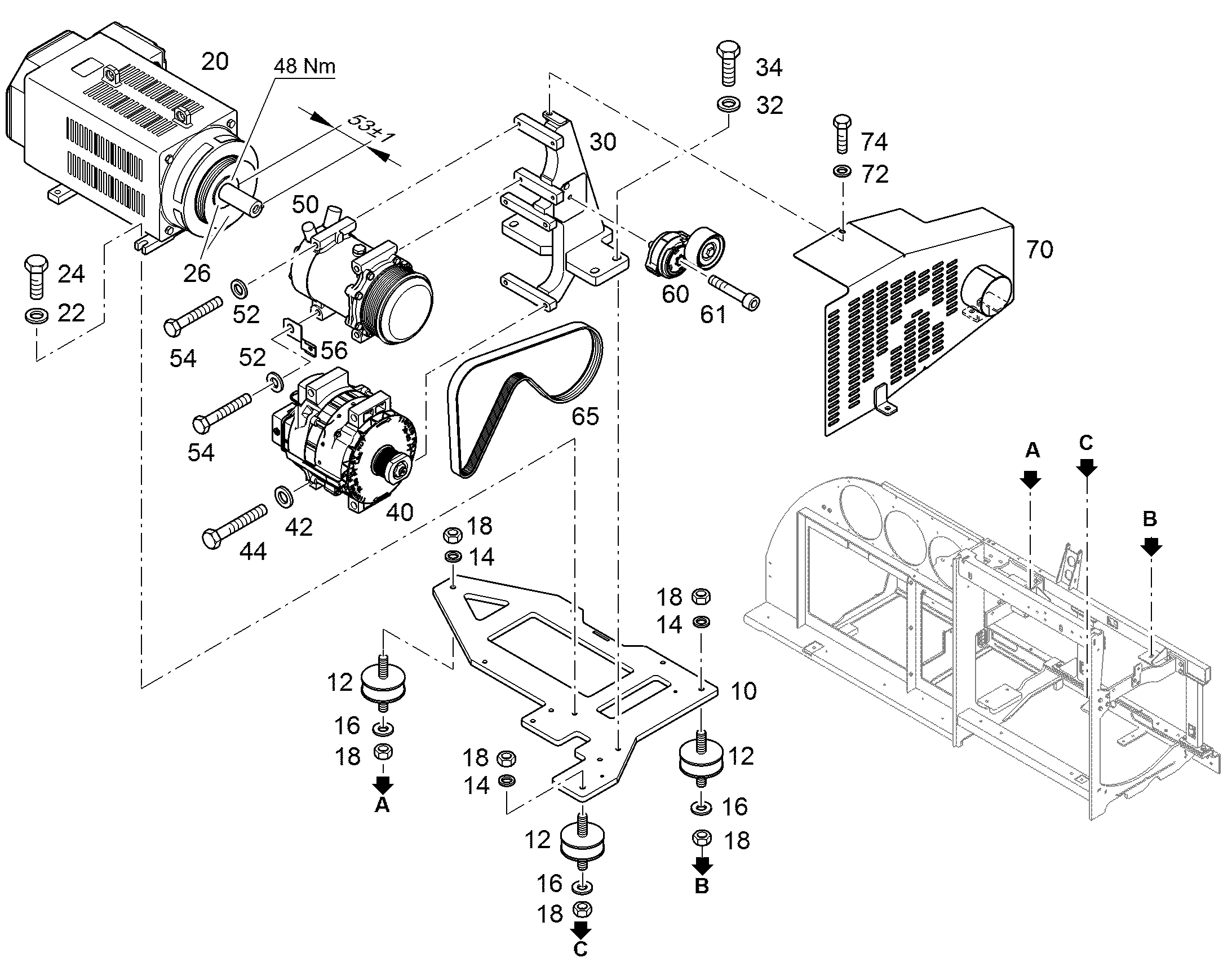 КОНСОЛЬ 12446978 LIEBHERR