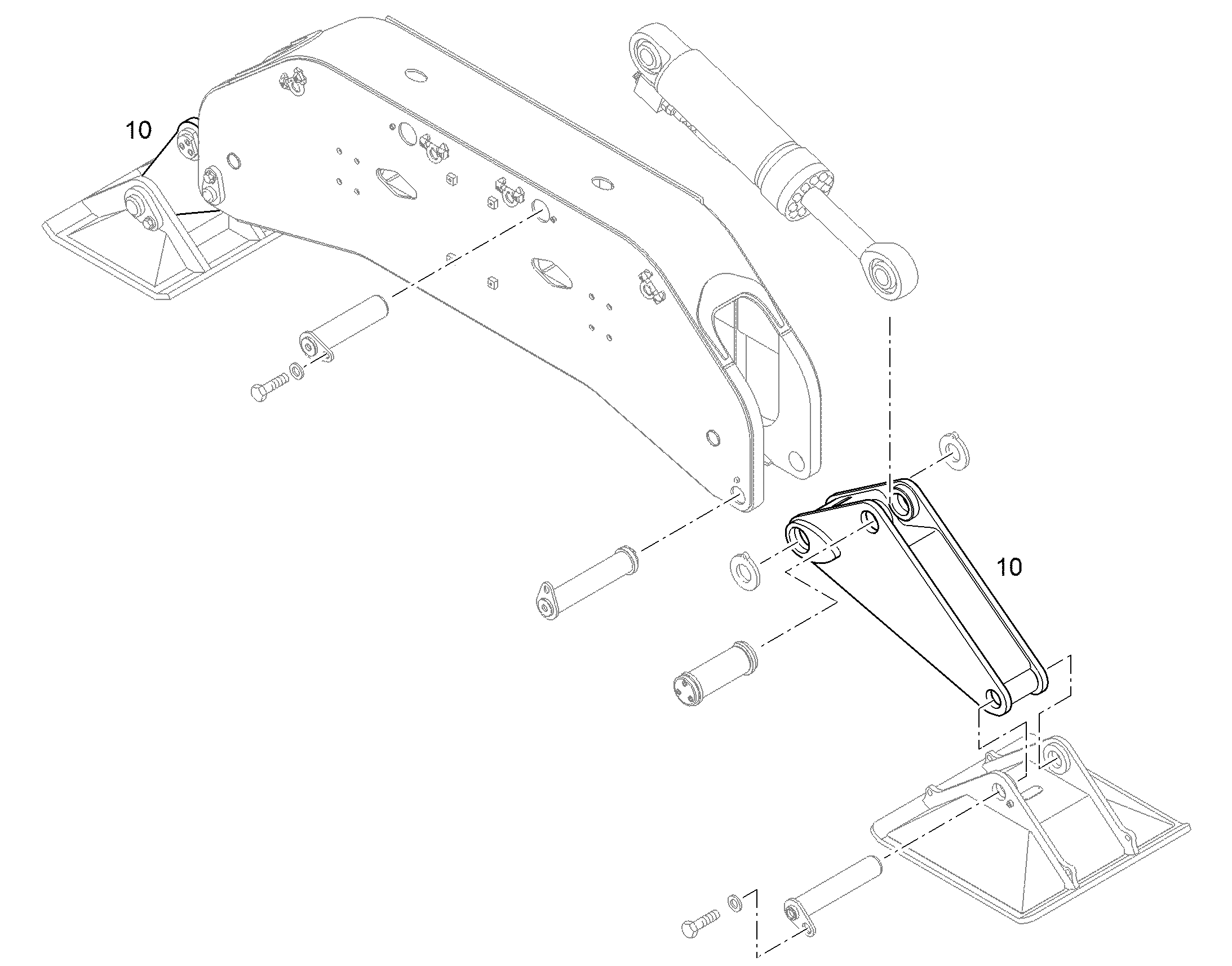 НОГА ОПОРНАЯ 12450380 LIEBHERR