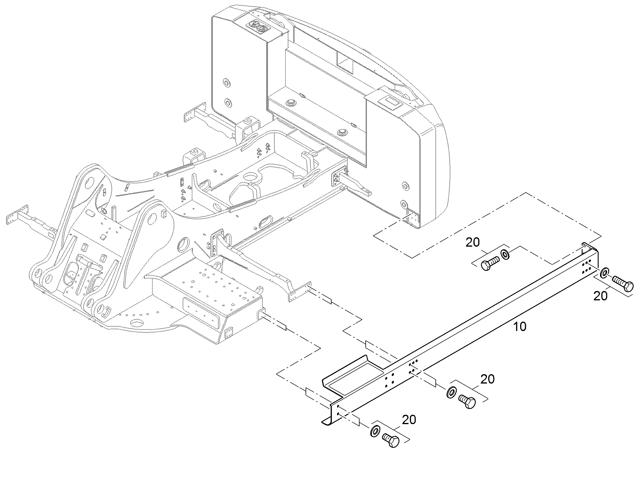 ЭЛЕМЕНТЫ МОНТАЖНЫЕ 94082320 LIEBHERR