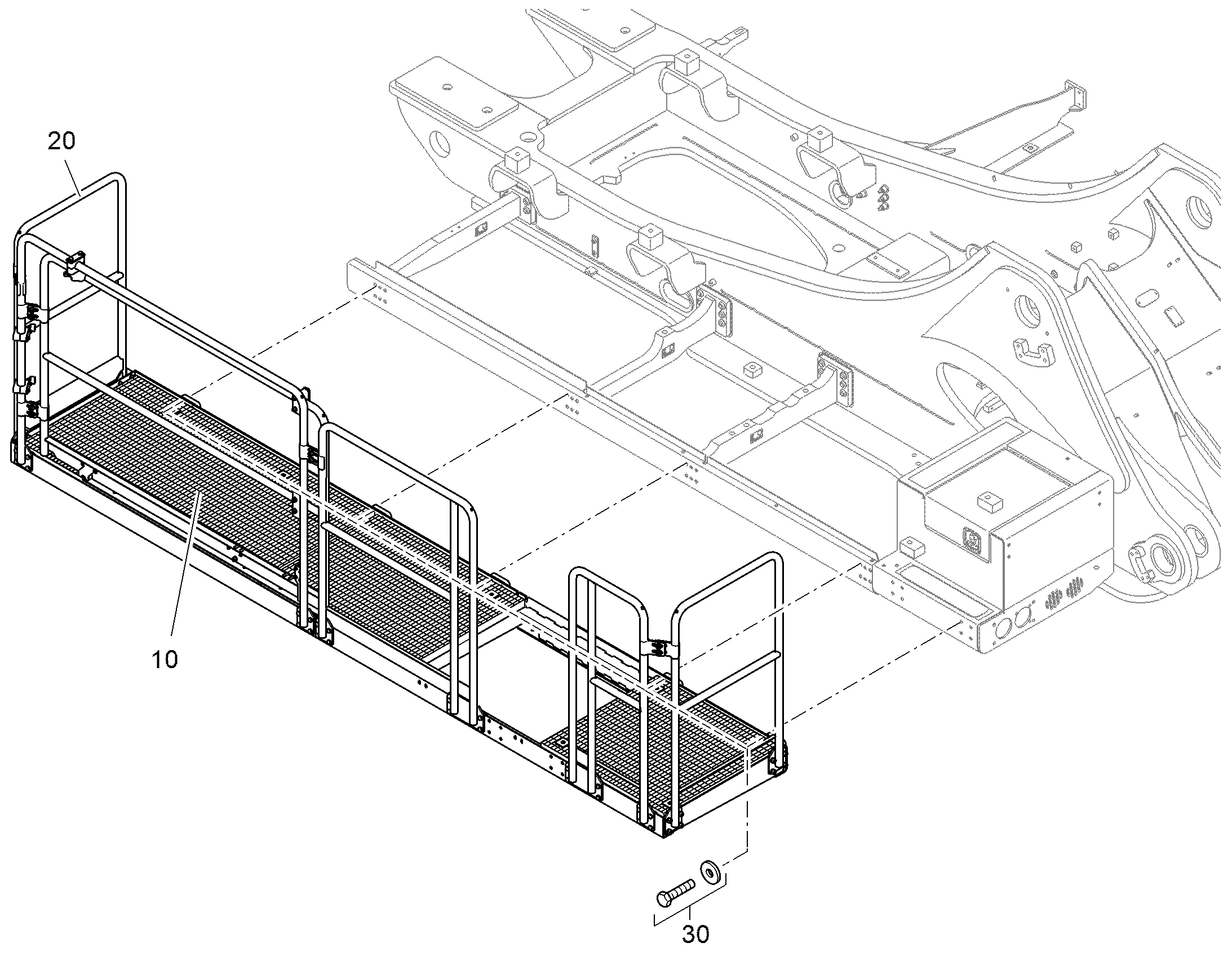 ПЛАТФОРМА 12457210 LIEBHERR
