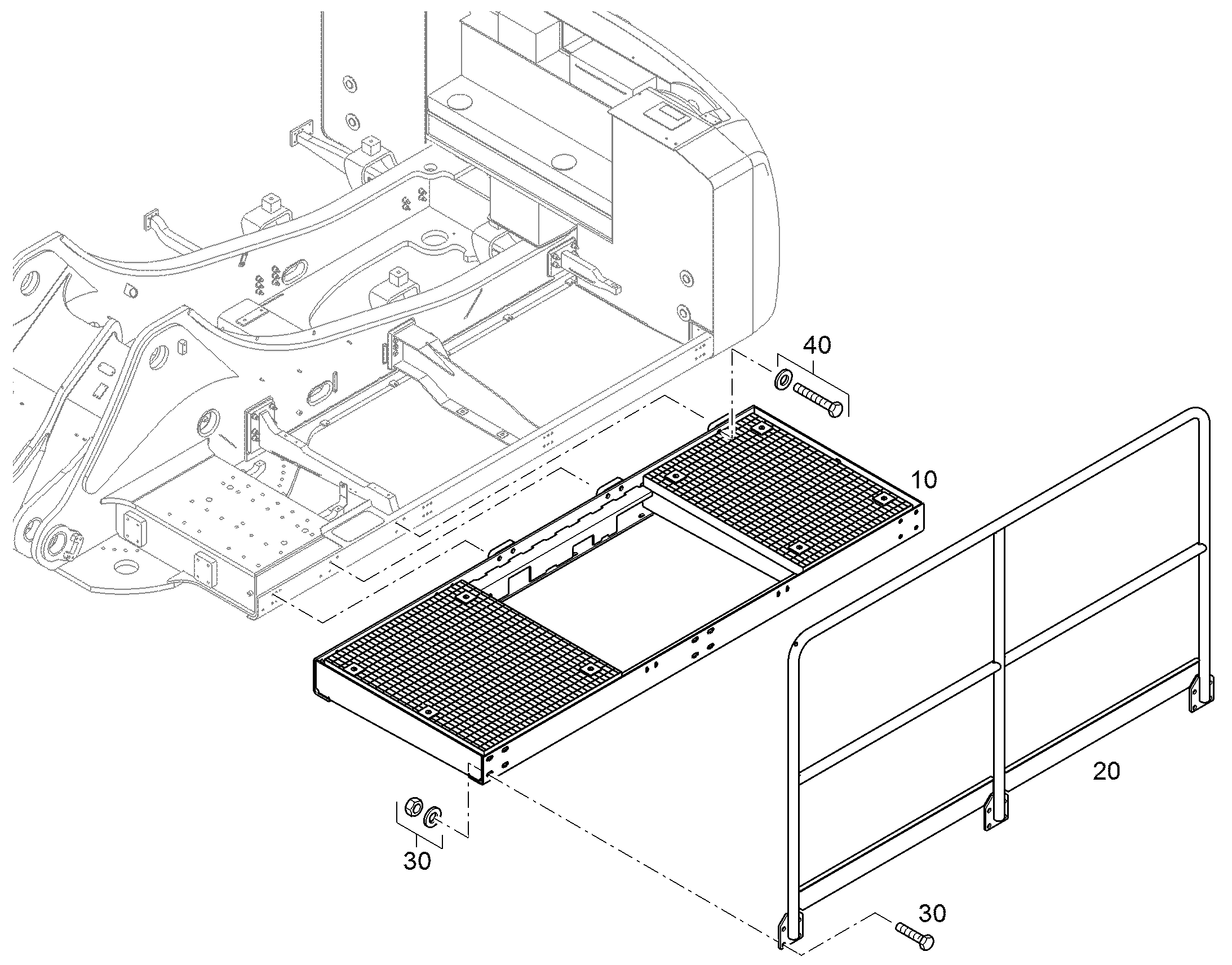 ПЛАТФОРМА 12464161 LIEBHERR