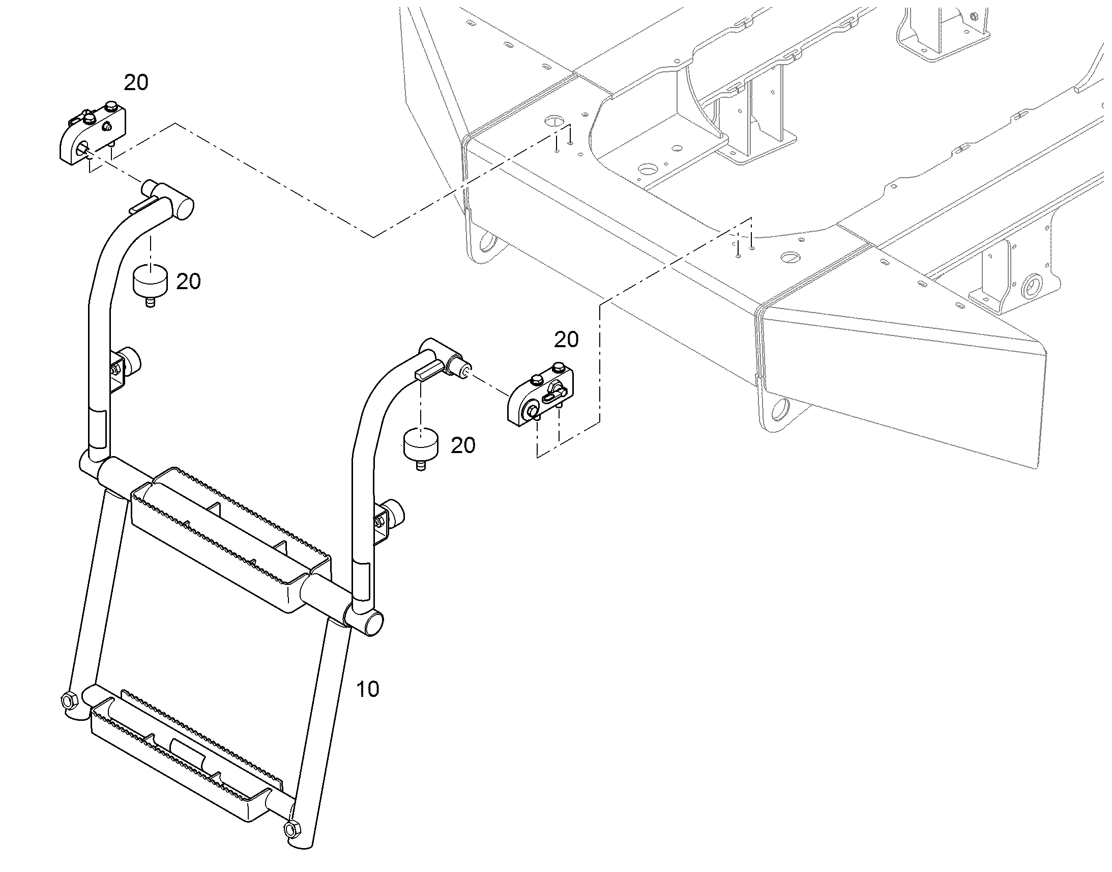 ЭЛЕМЕНТЫ МОНТАЖНЫЕ 12454282 LIEBHERR