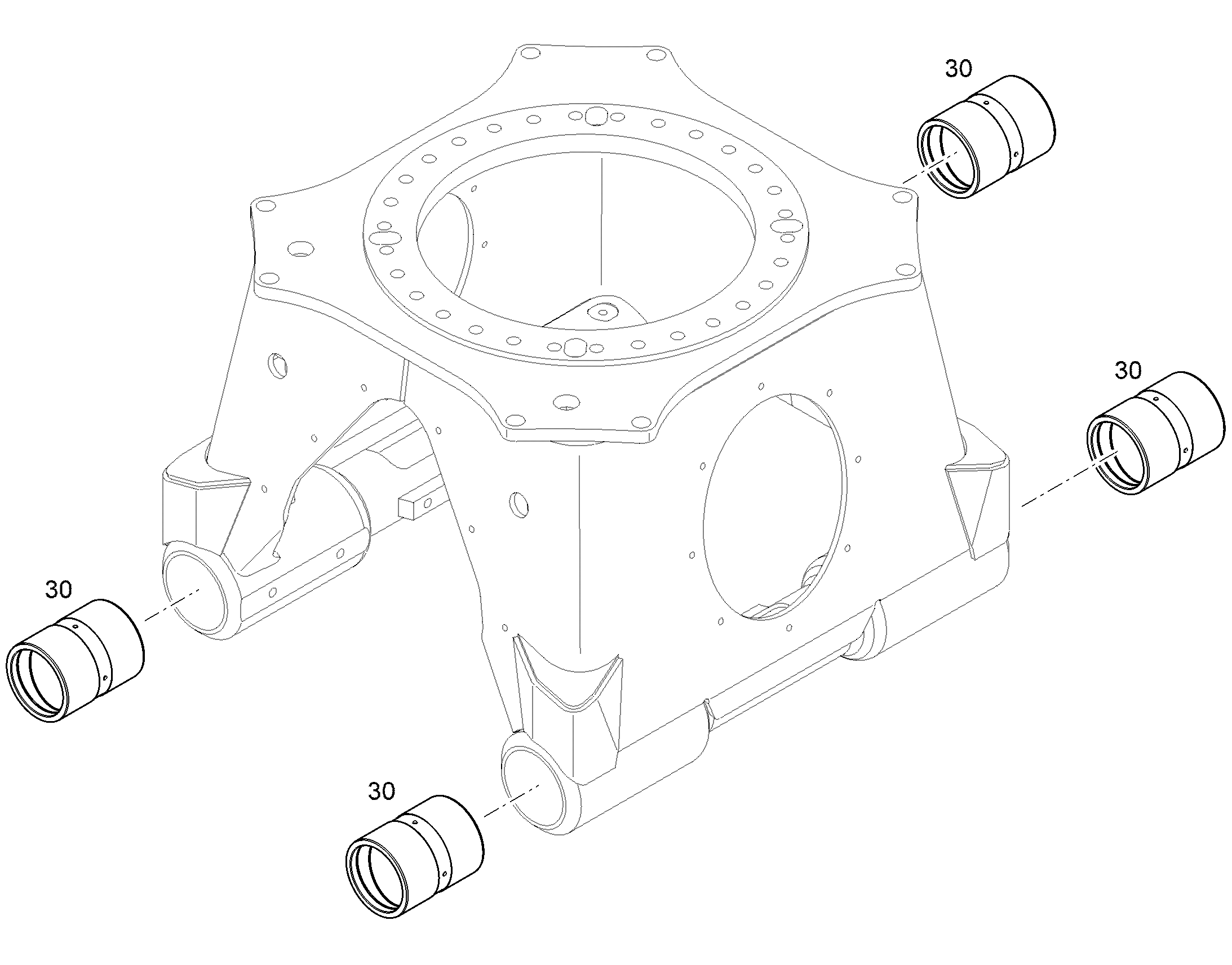 BUSH ASSEMBLY SPIRAL 80/95X120 12474067 LIEBHERR