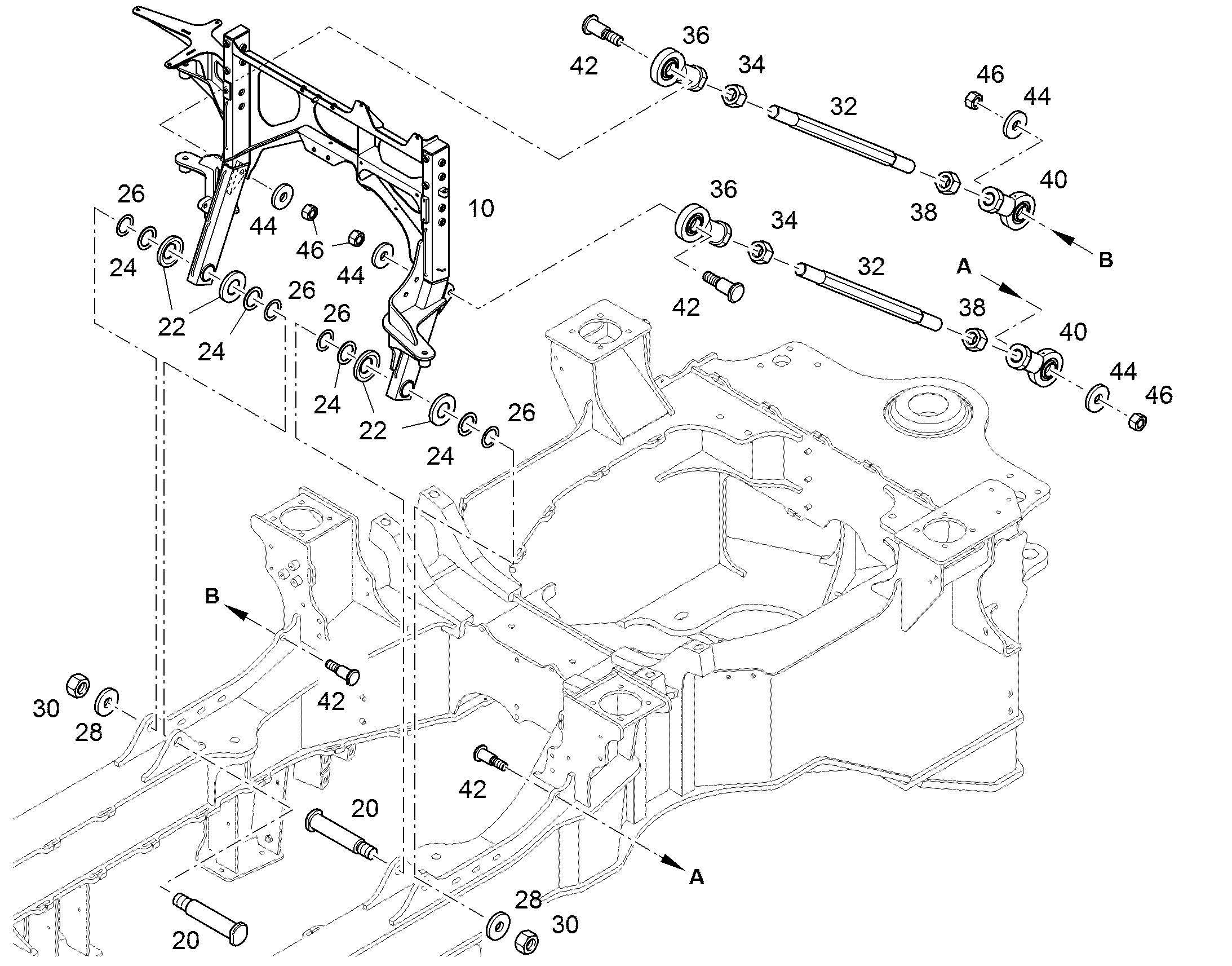 ШЕСТИГРАННАЯ ГАЙКА M16XLH 12215461 LIEBHERR