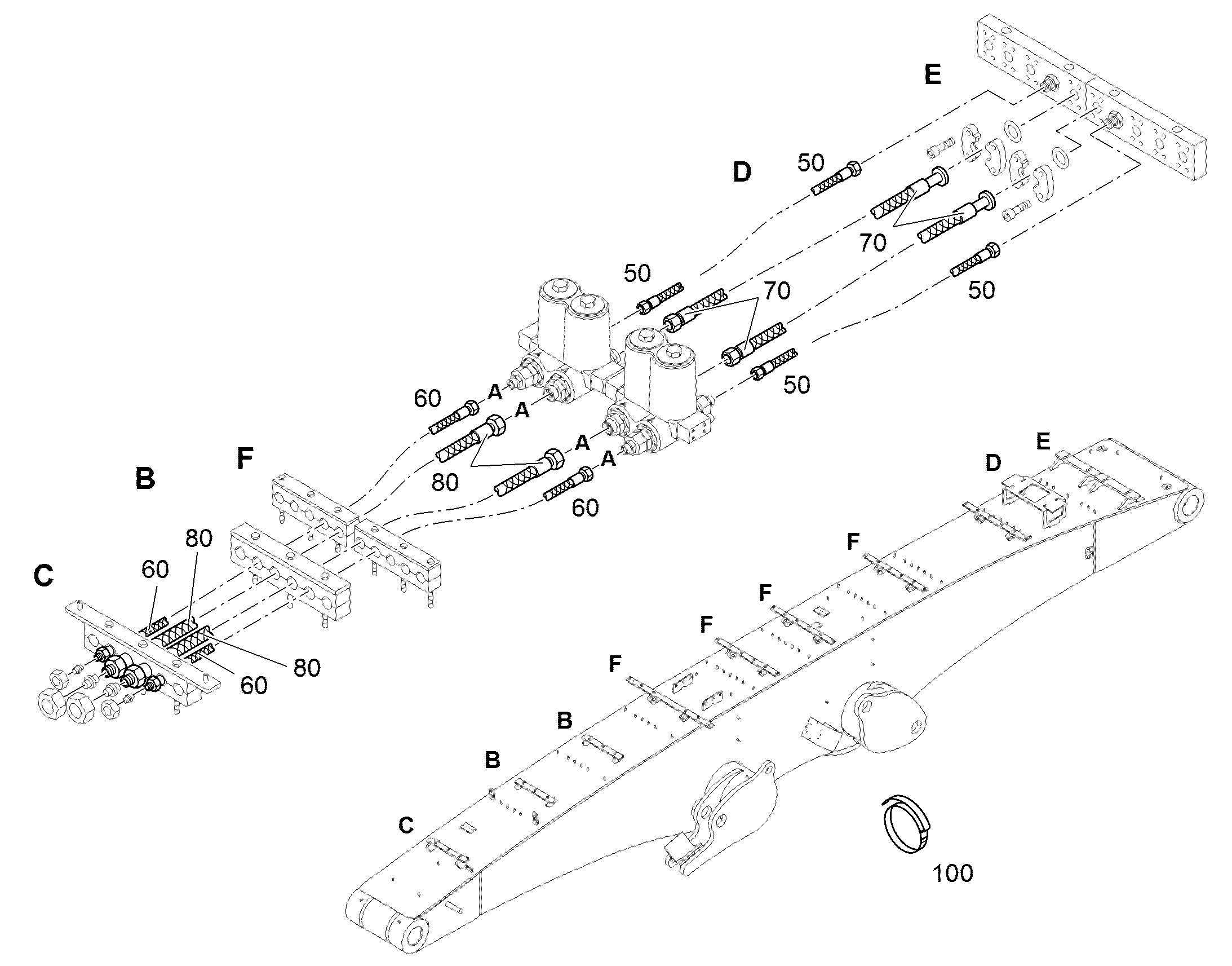 ШЛАНГ 12X560 12208615 LIEBHERR