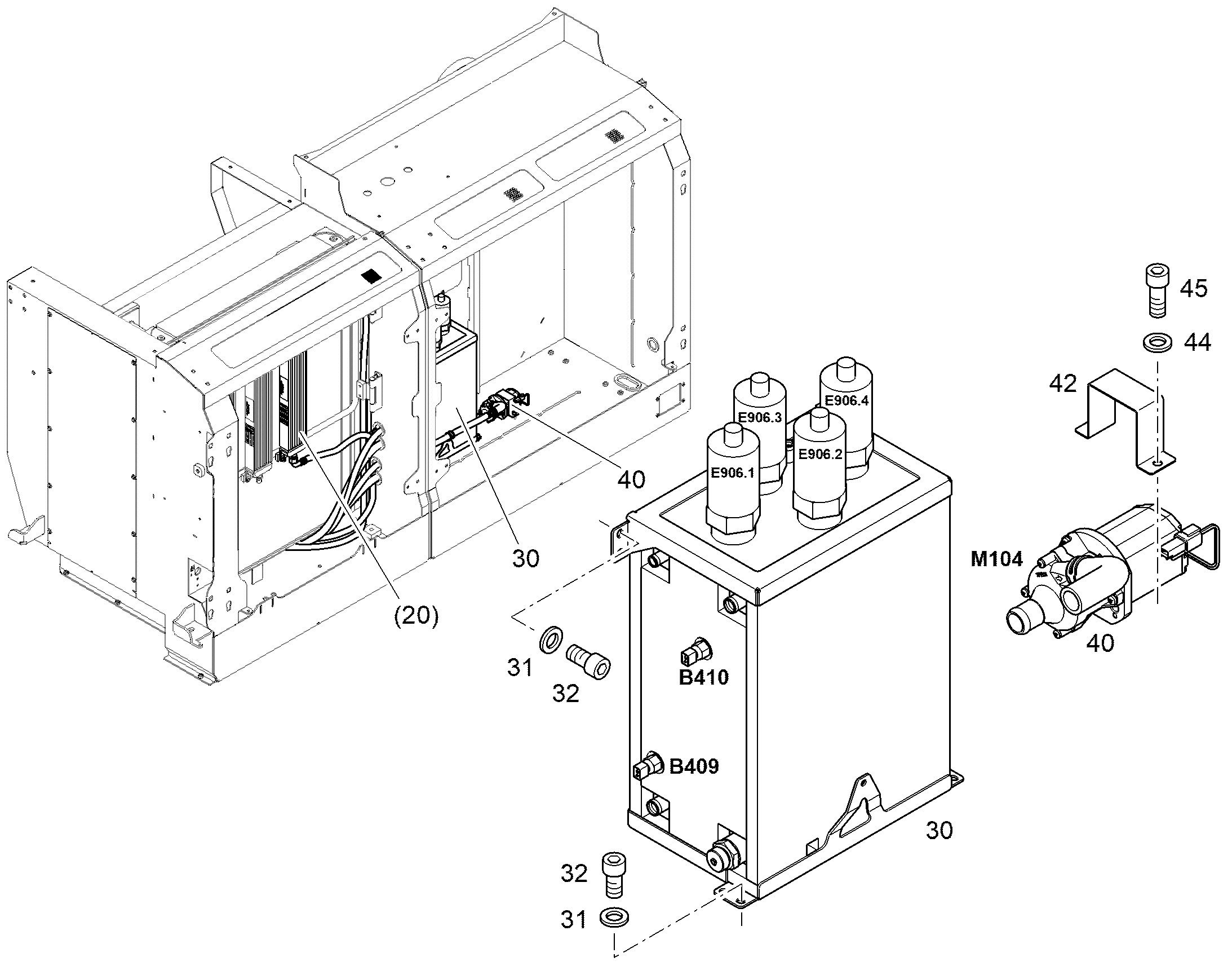 WARM WATER HEATER 12452153 LIEBHERR