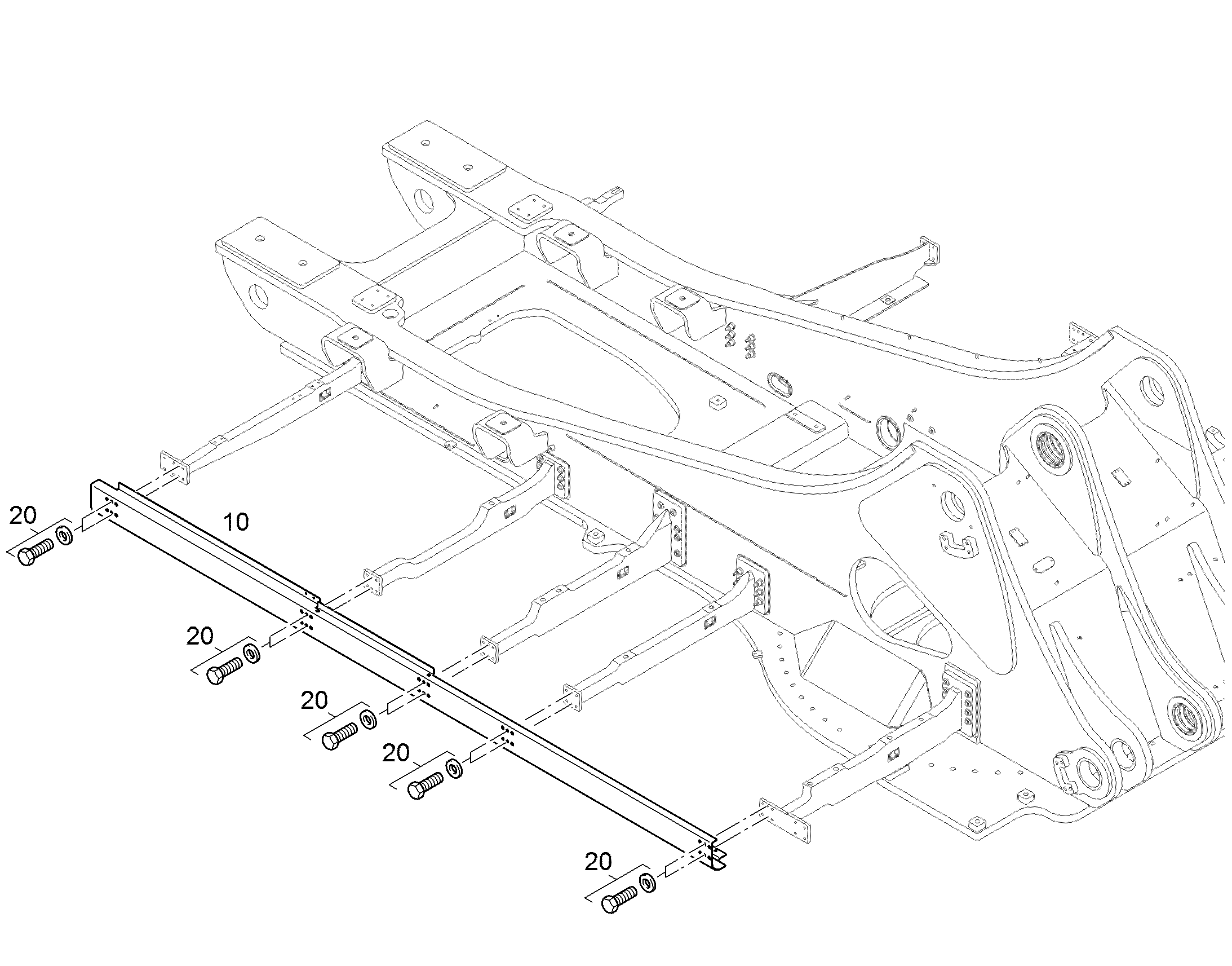 ОБЛИЦОВКА ПРАВАЯ 12485271 LIEBHERR